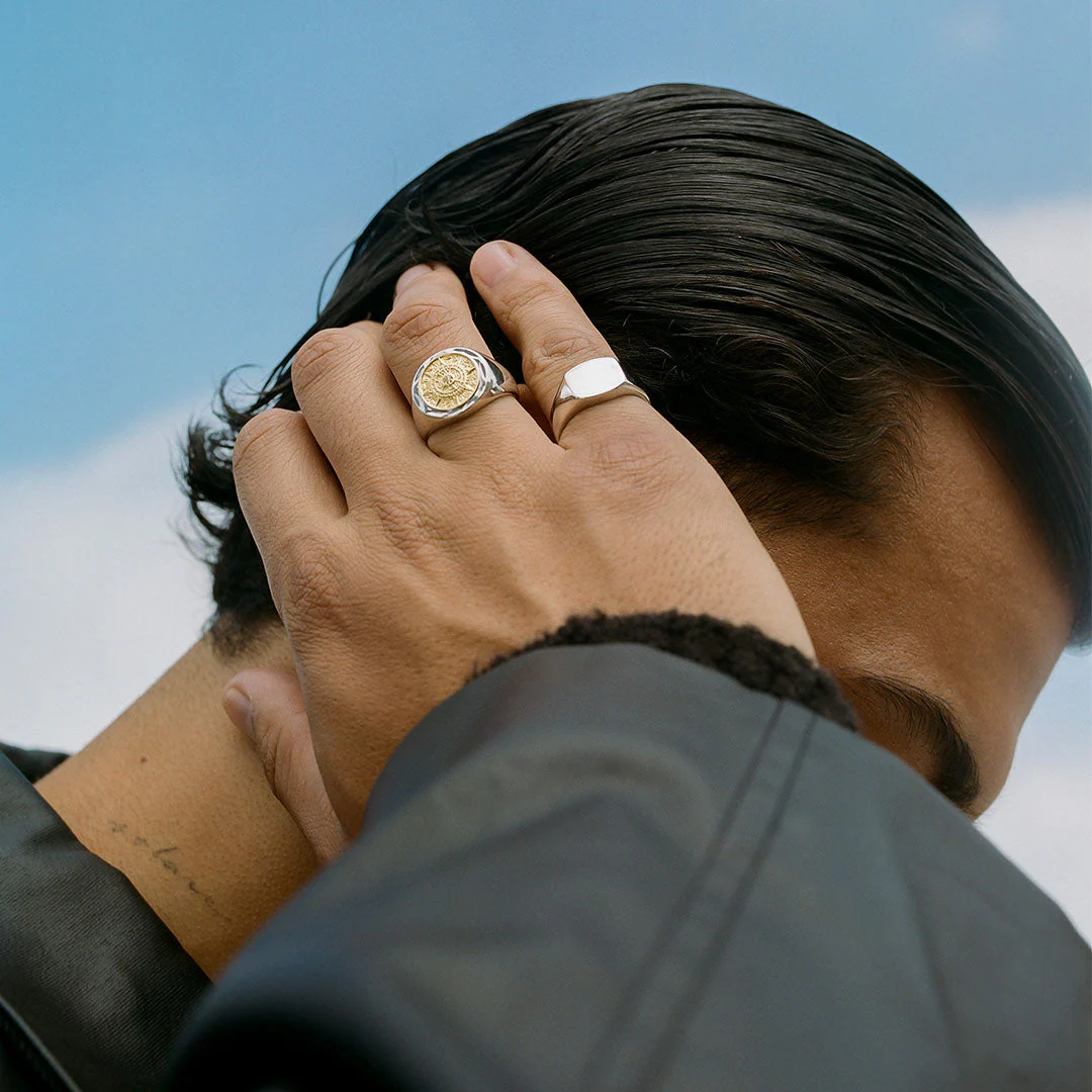 Silver Compass Ring - Image 21