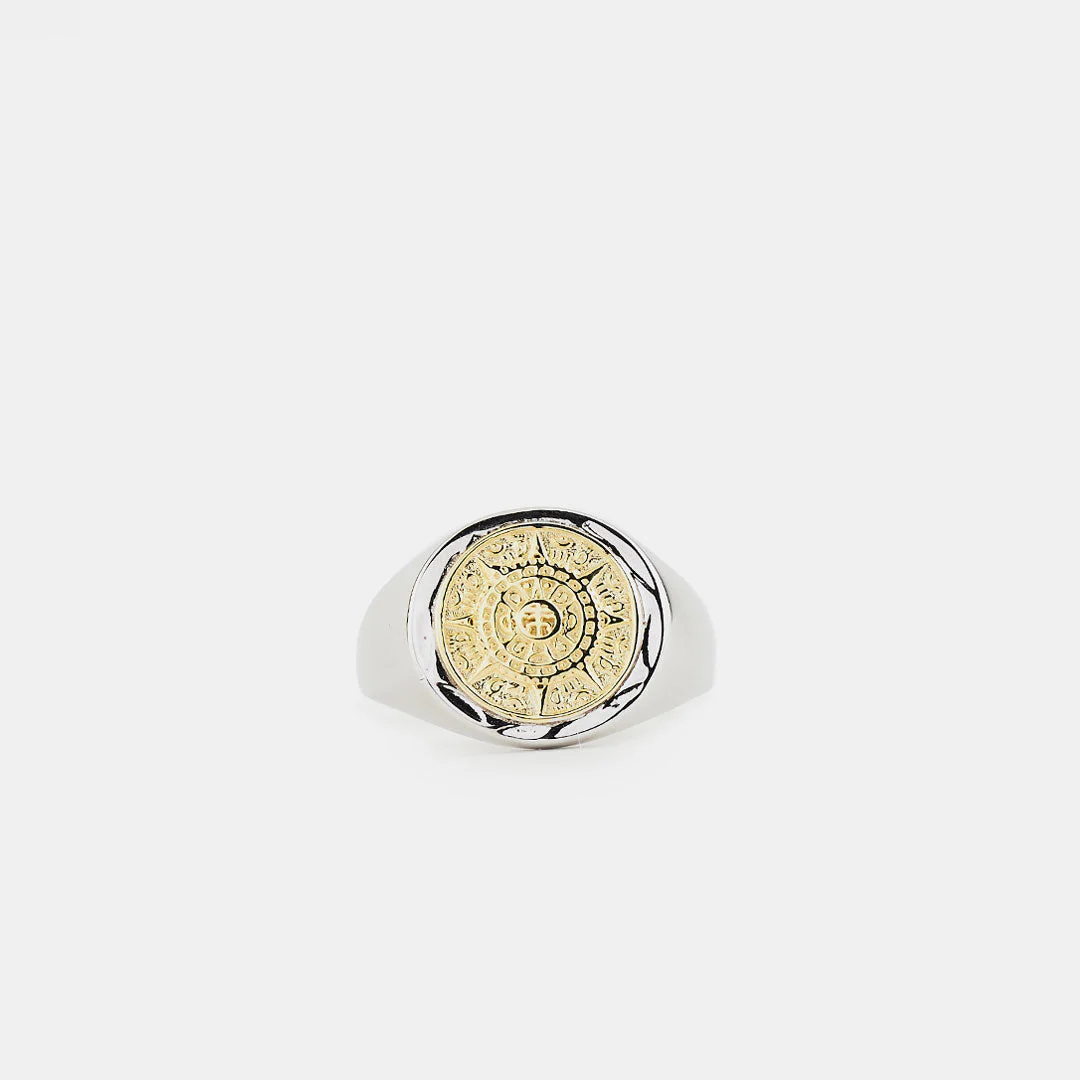 Silver Compass Ring - Image 3