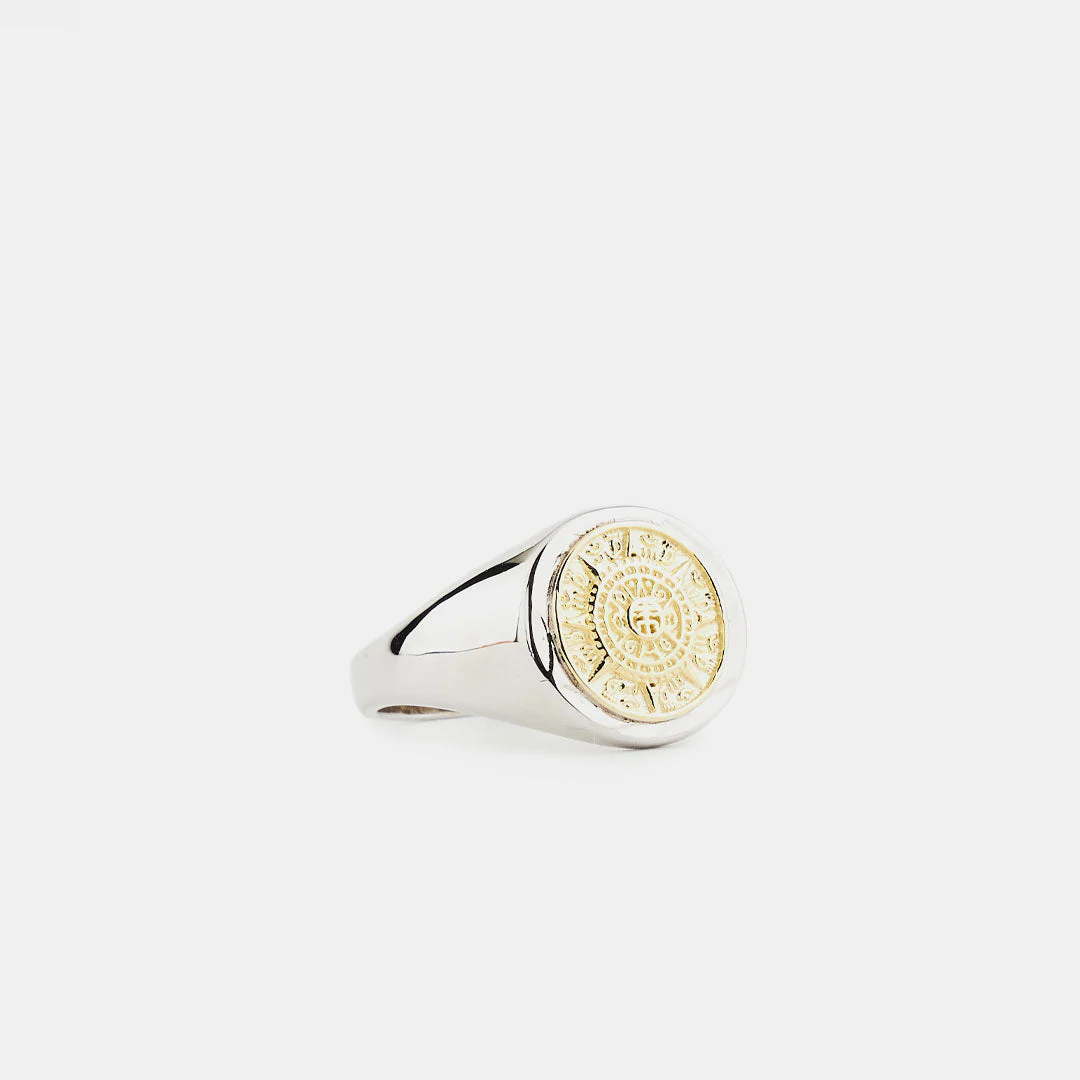 Silver Compass Ring - Image 4
