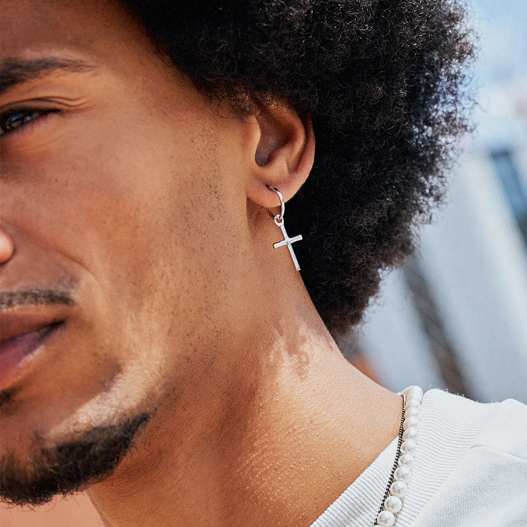 Silver Cross Earring - Image 19