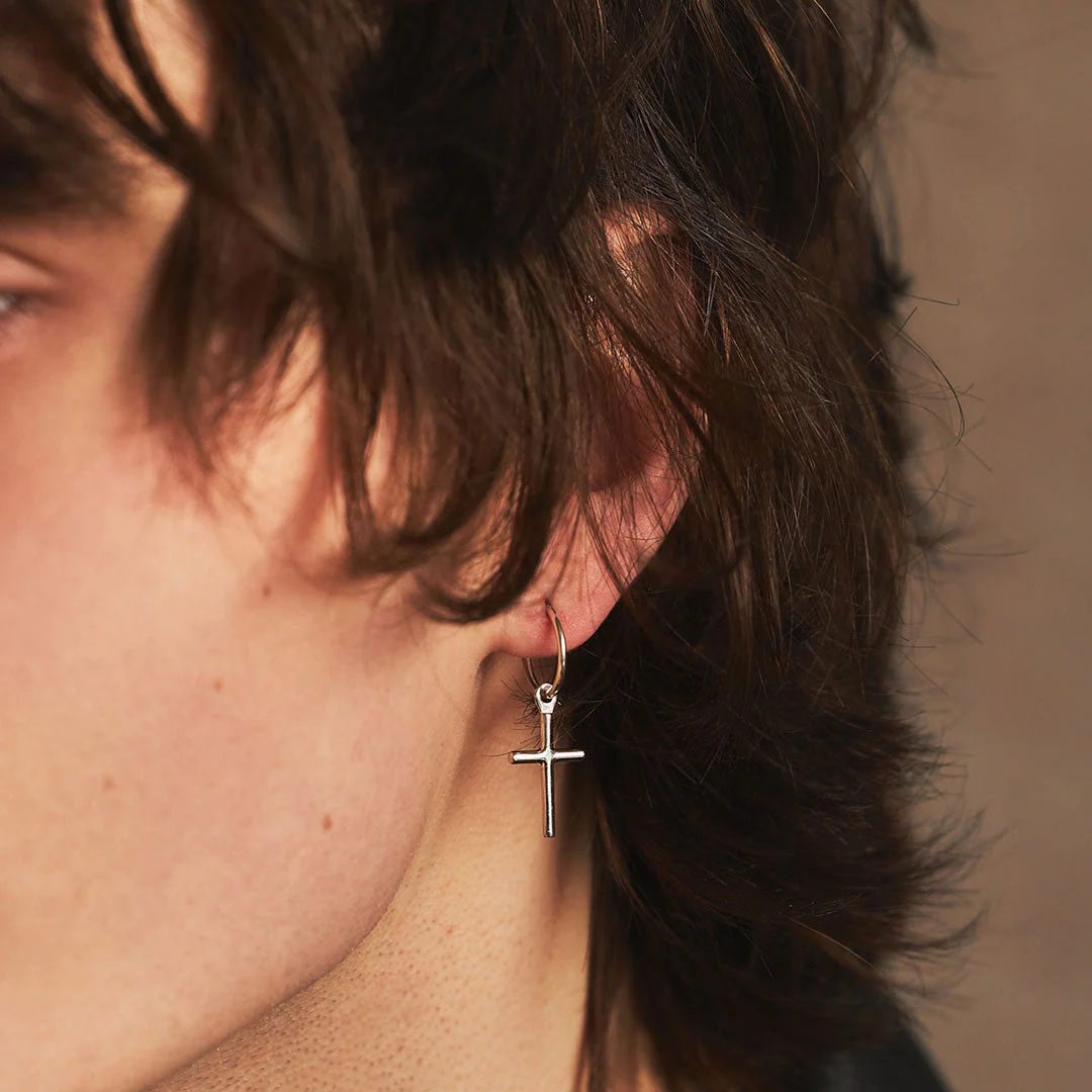 Silver Cross Earring - Image 20