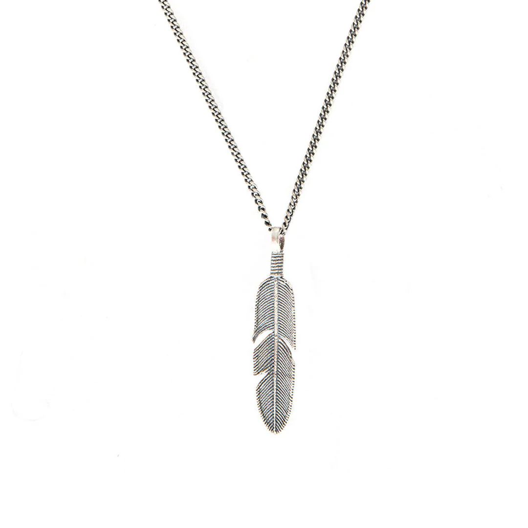 Silver Ethereal Feather Necklace - Image 12