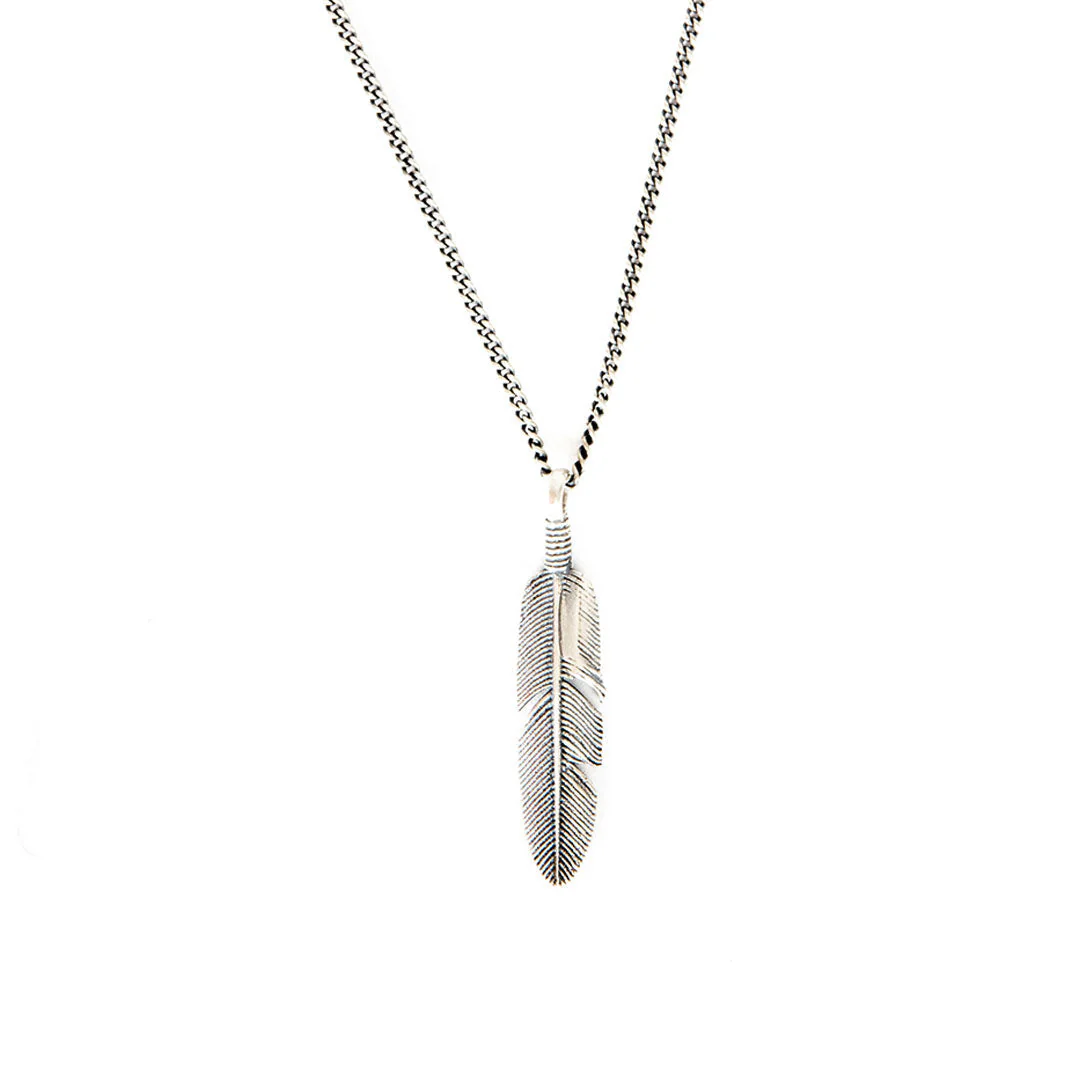 Silver Ethereal Feather Necklace - Image 2