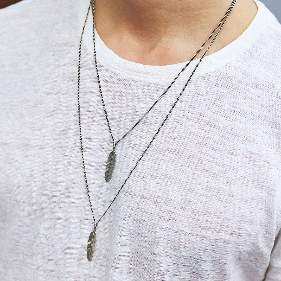 Silver Ethereal Feather Necklace - Image 8