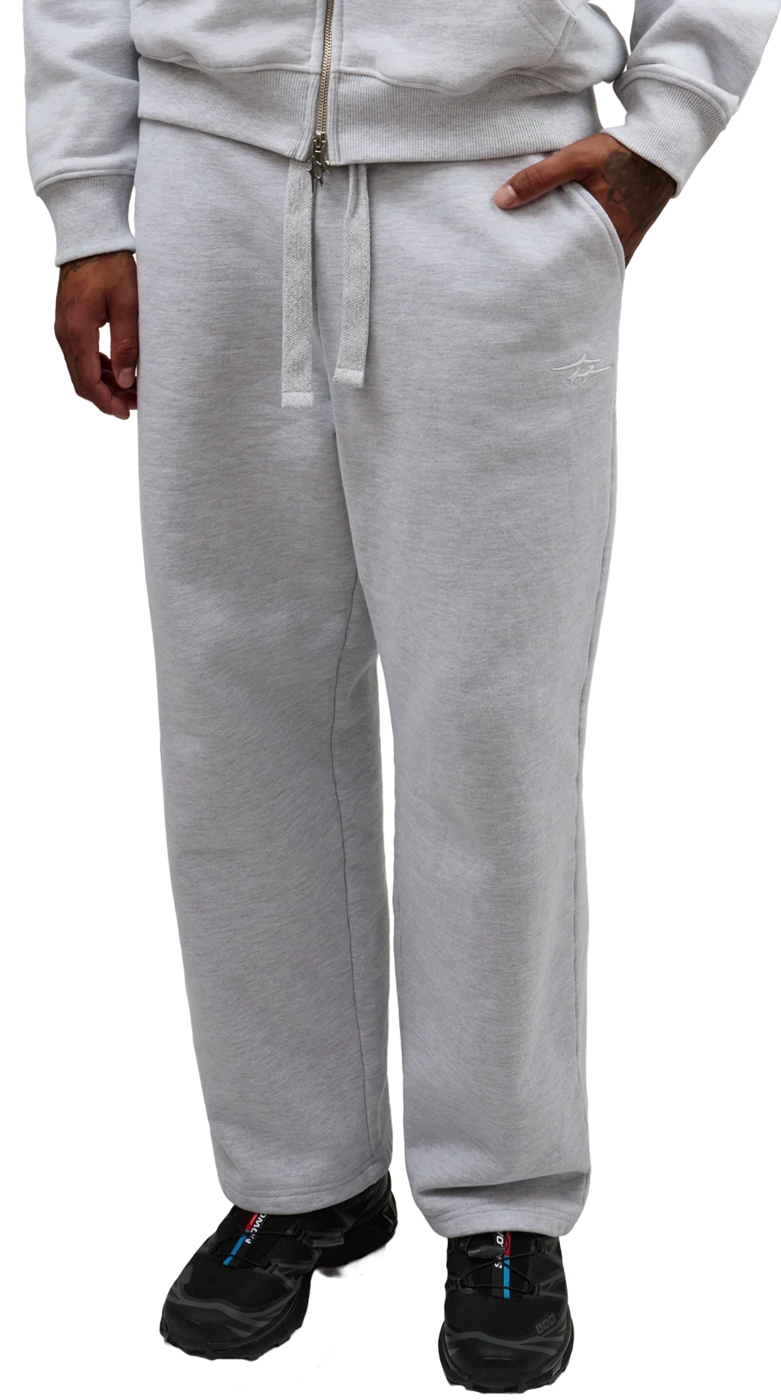 SKIN SWEATPANTS GREY MELANGE - Image 6