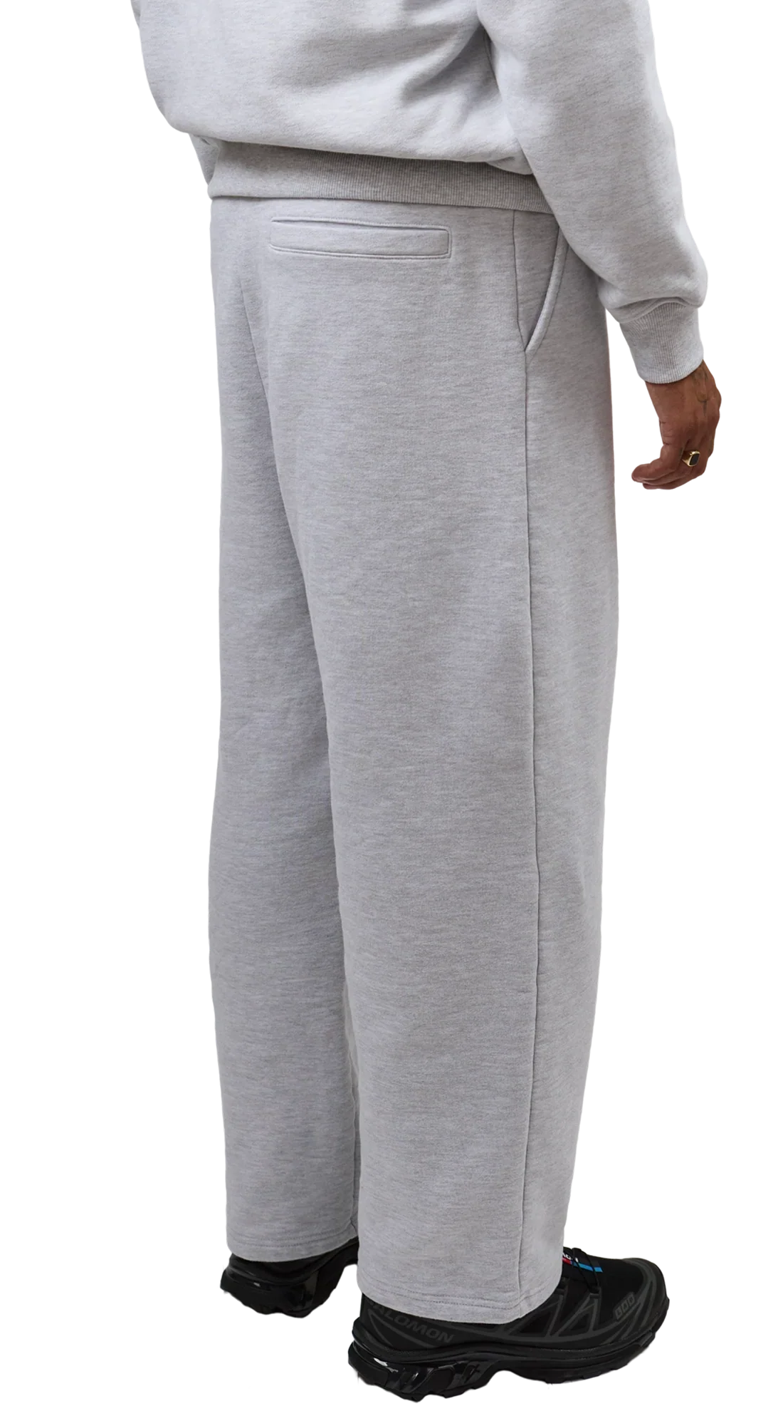SKIN SWEATPANTS GREY MELANGE - Image 8
