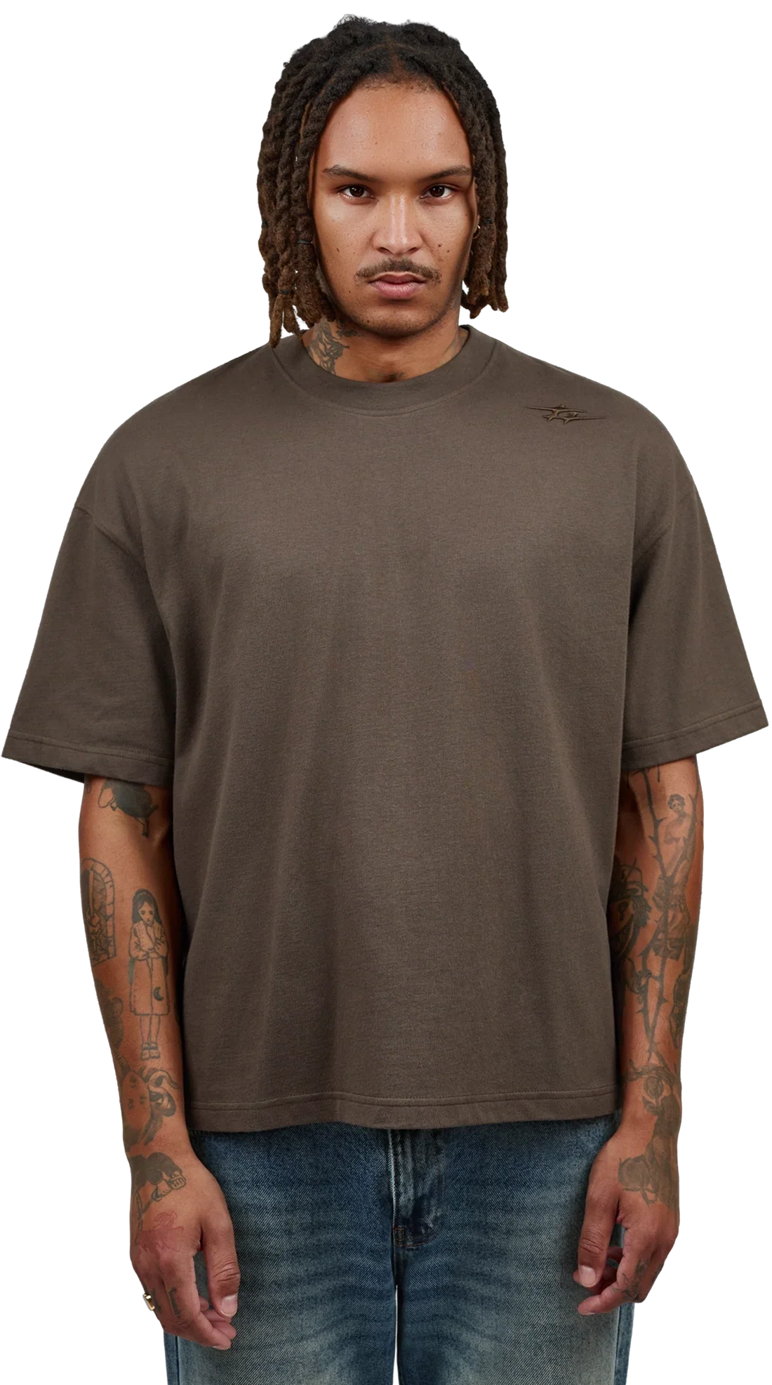 SKIN T-SHIRT BROWN - Image 10