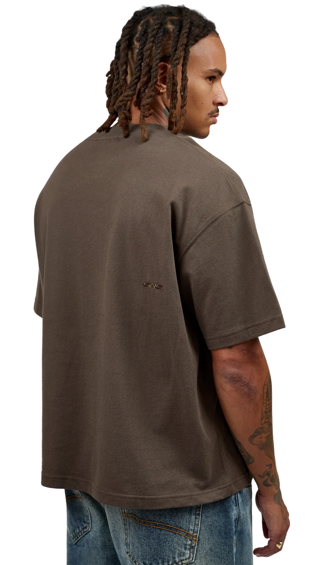 SKIN T-SHIRT BROWN - Image 19