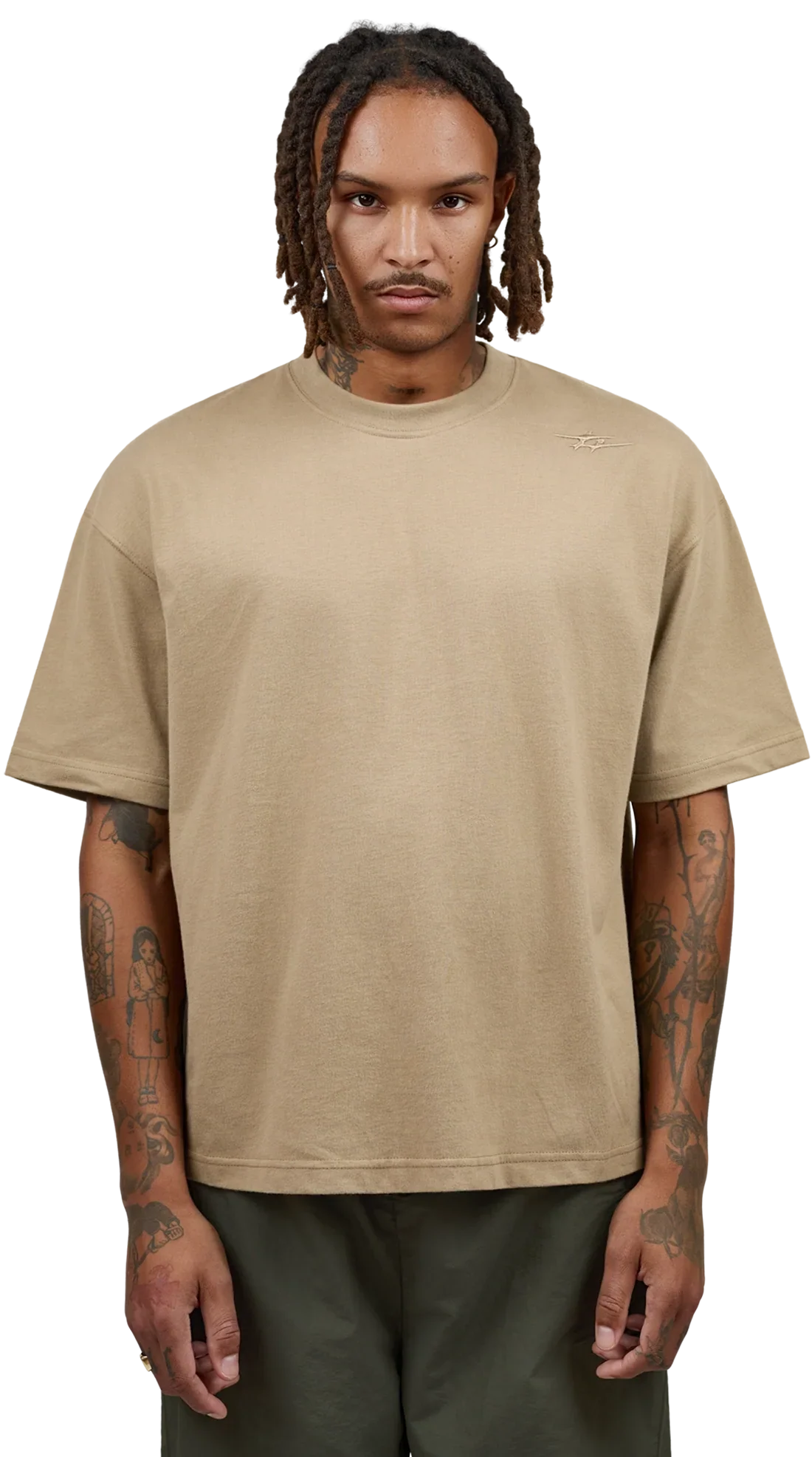 SKIN T-SHIRT CAMEL - Image 17