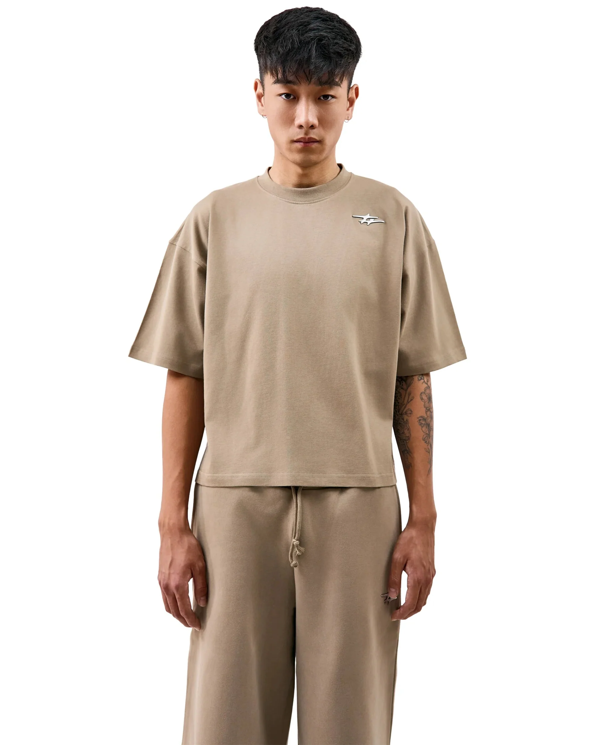 SKIN T-SHIRT CAMEL - Image 3