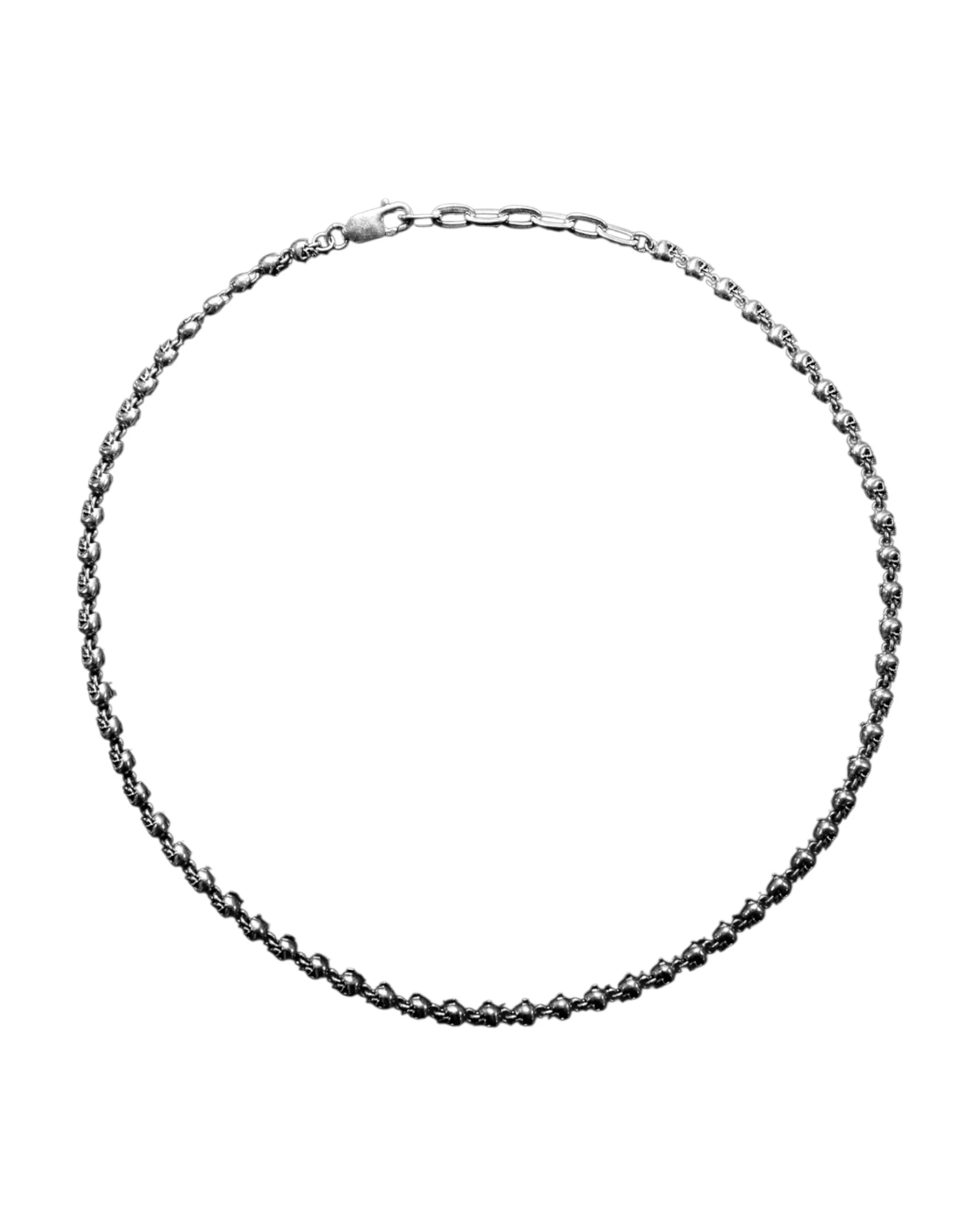 SKULL LINK CHAIN NECKLACE