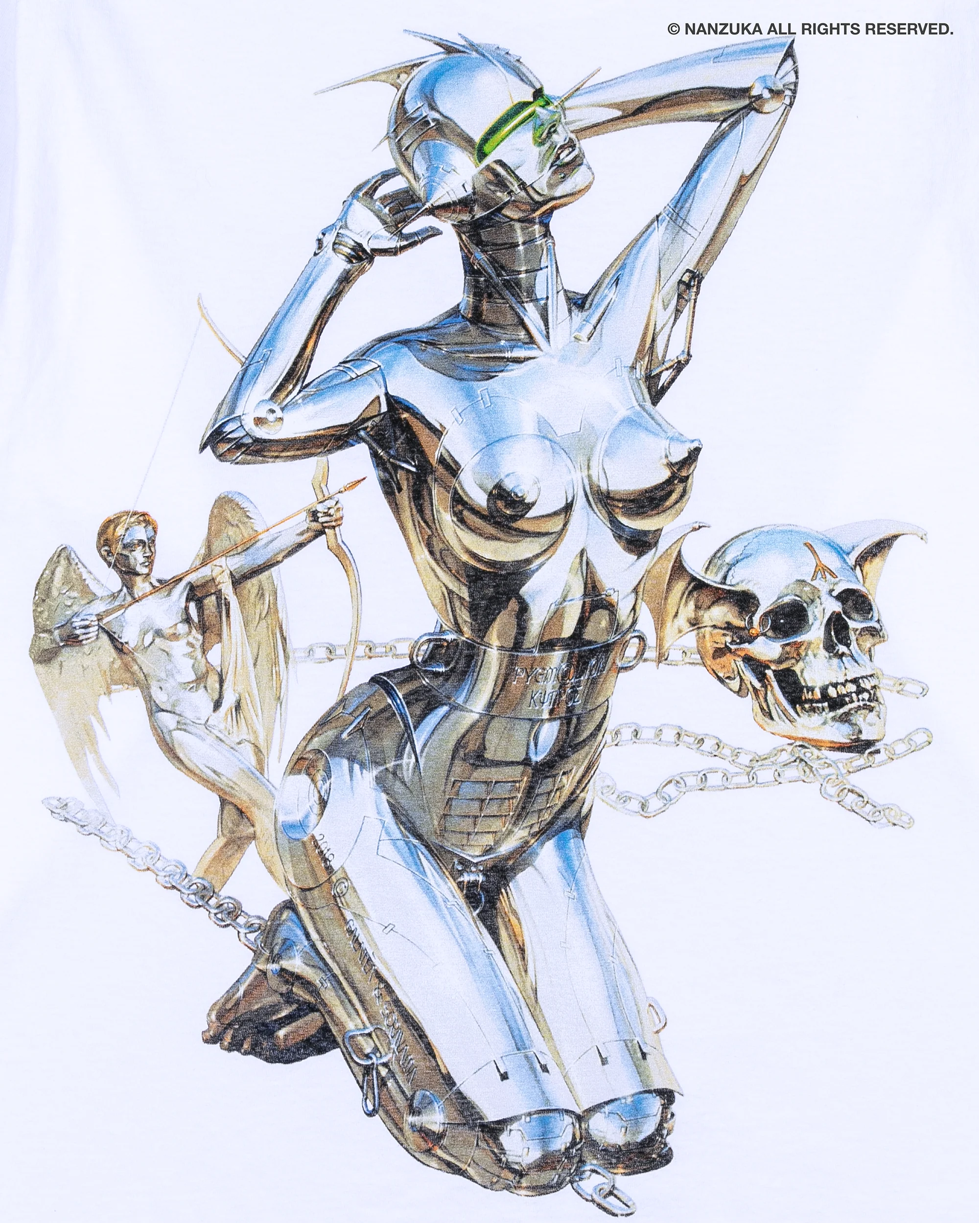 Skull Long Sleeve T-Shirt - Image 5