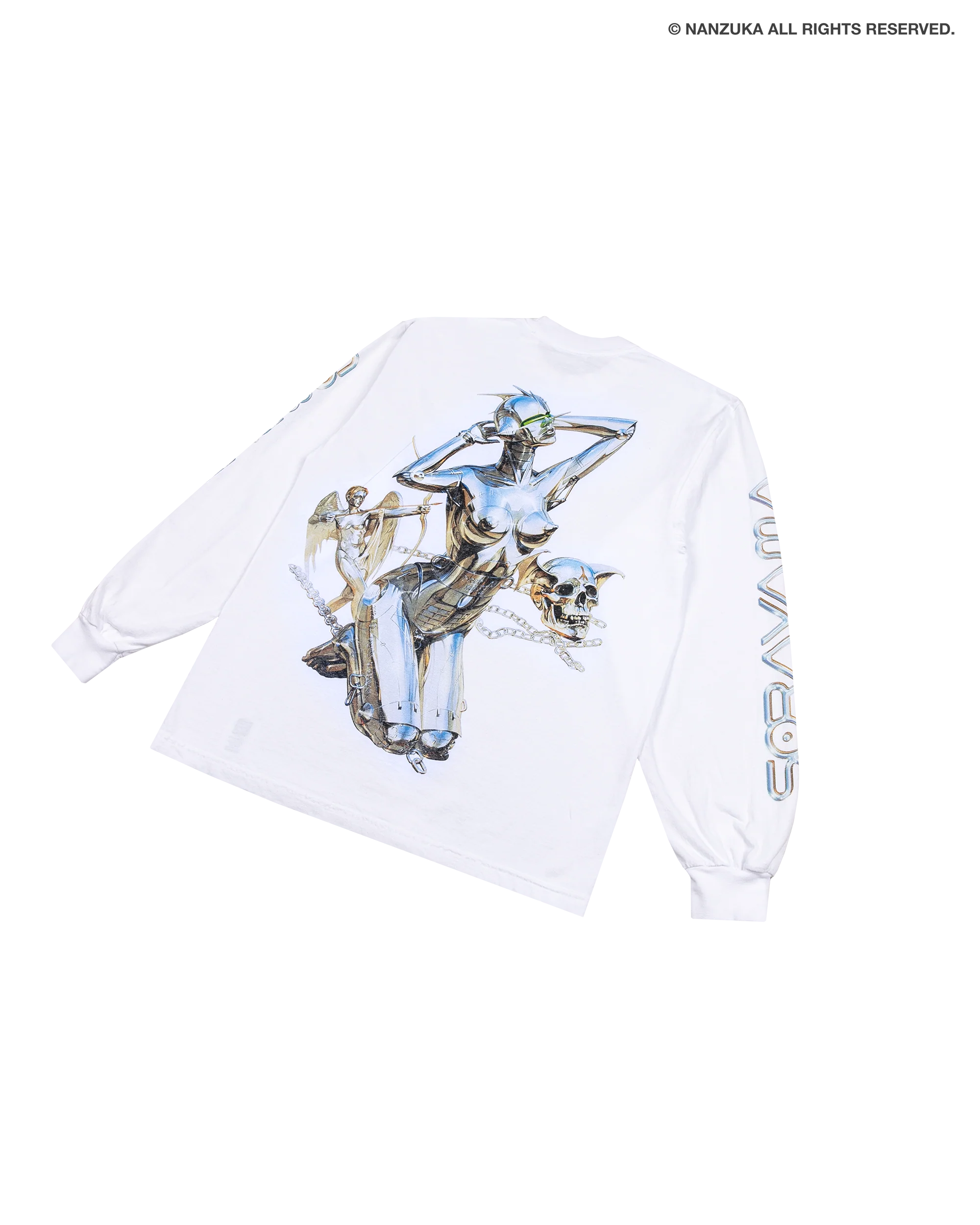 Skull Long Sleeve T-Shirt - Image 6