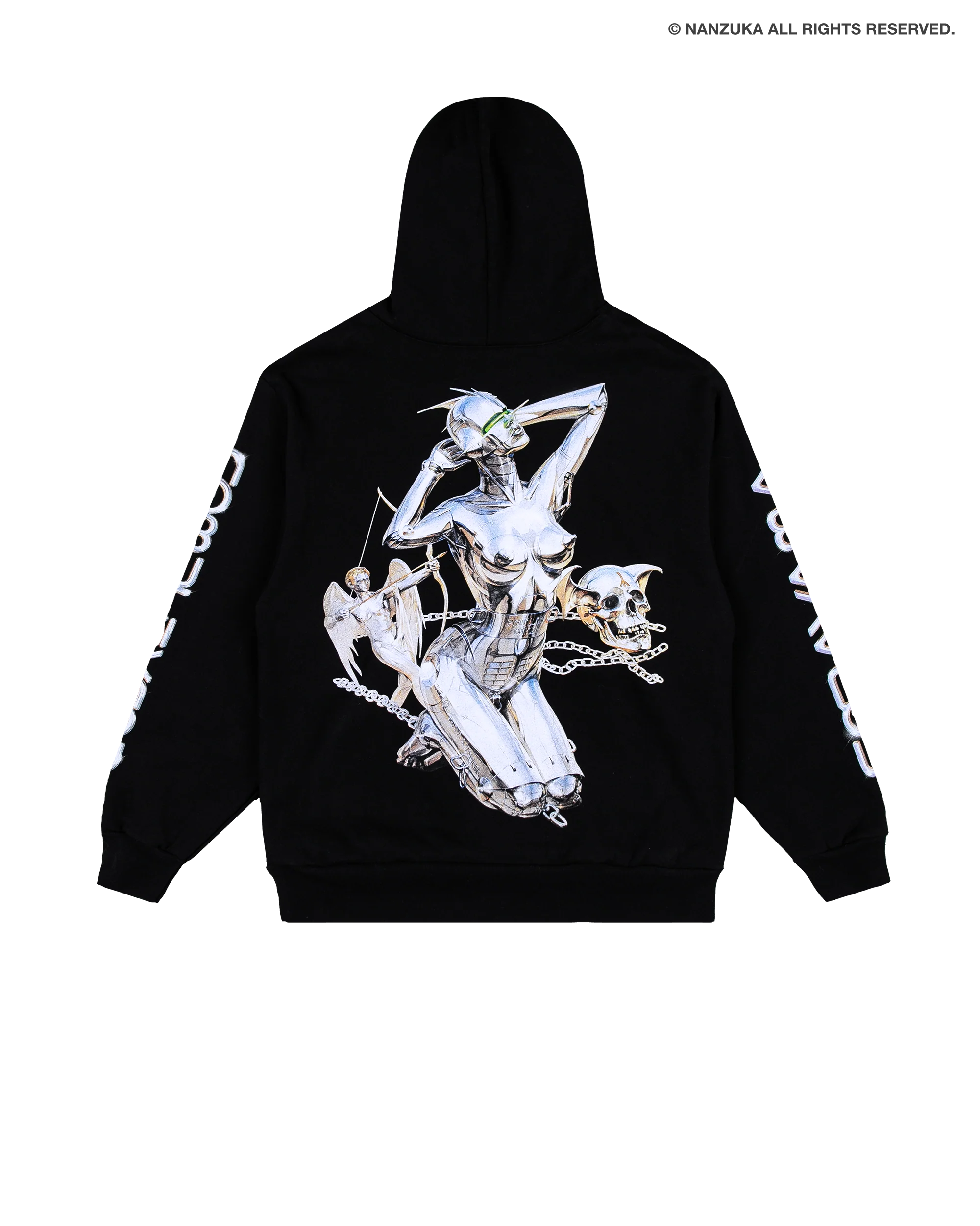 Skull Zip Up Hoodie