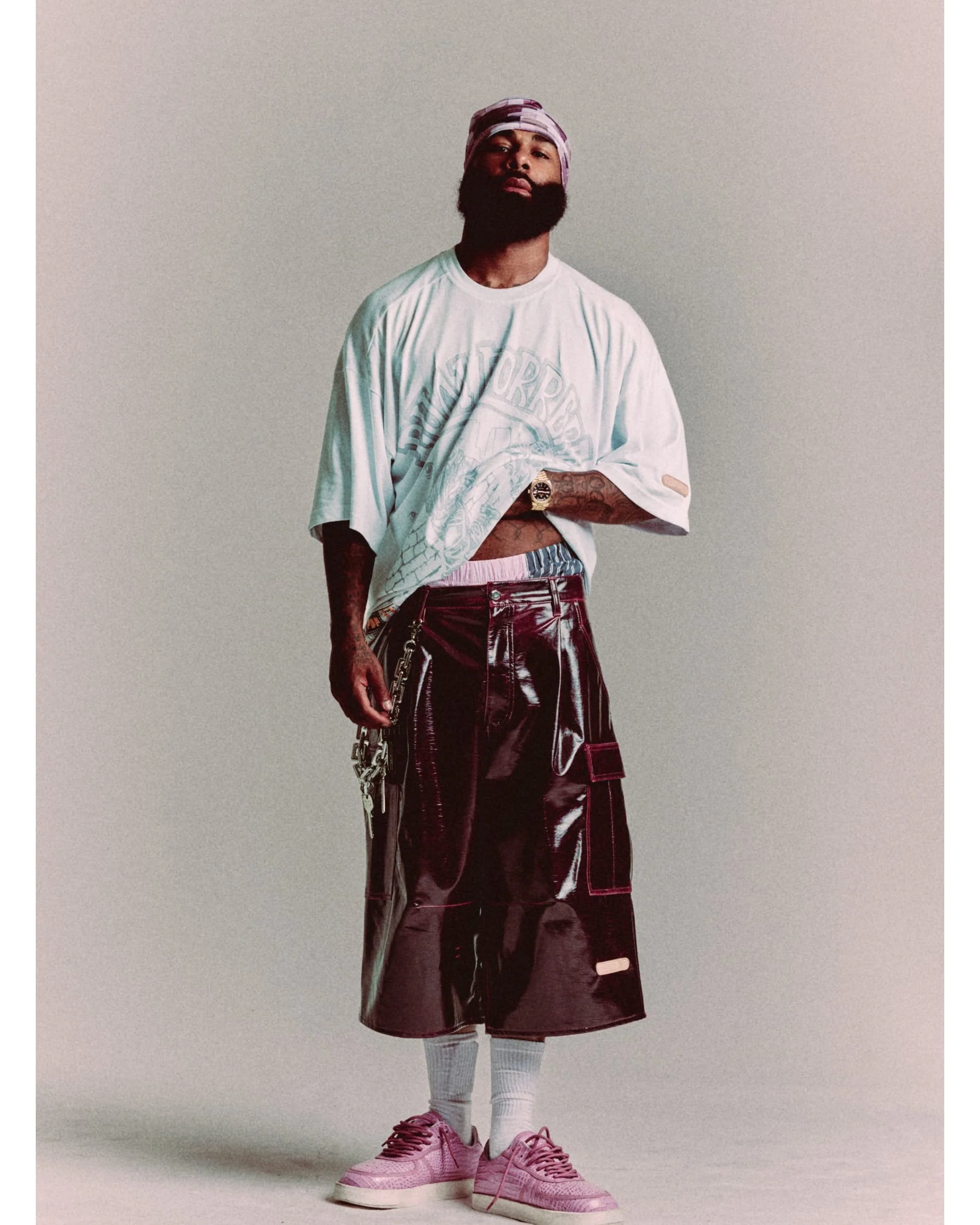 Slouch Pant - Bordeaux - Image 2
