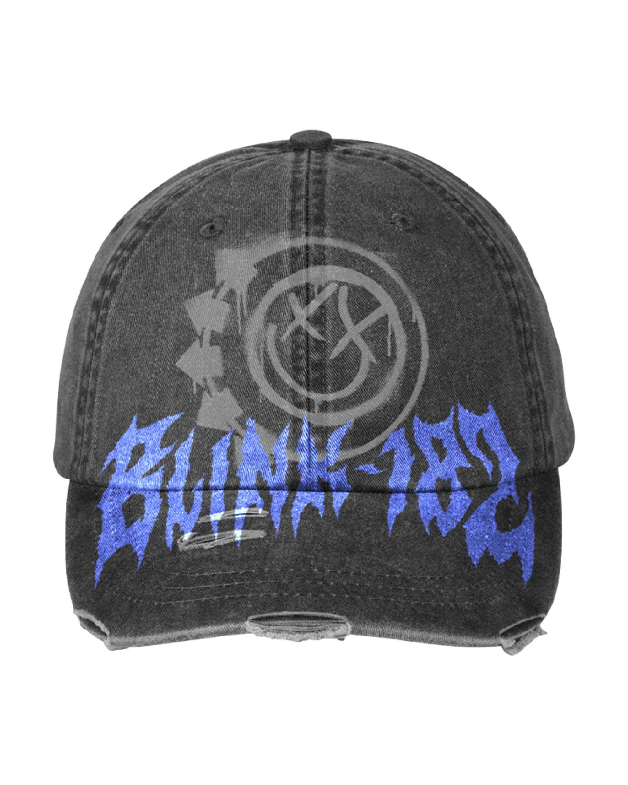 Smiley Distressed Logo Hat
