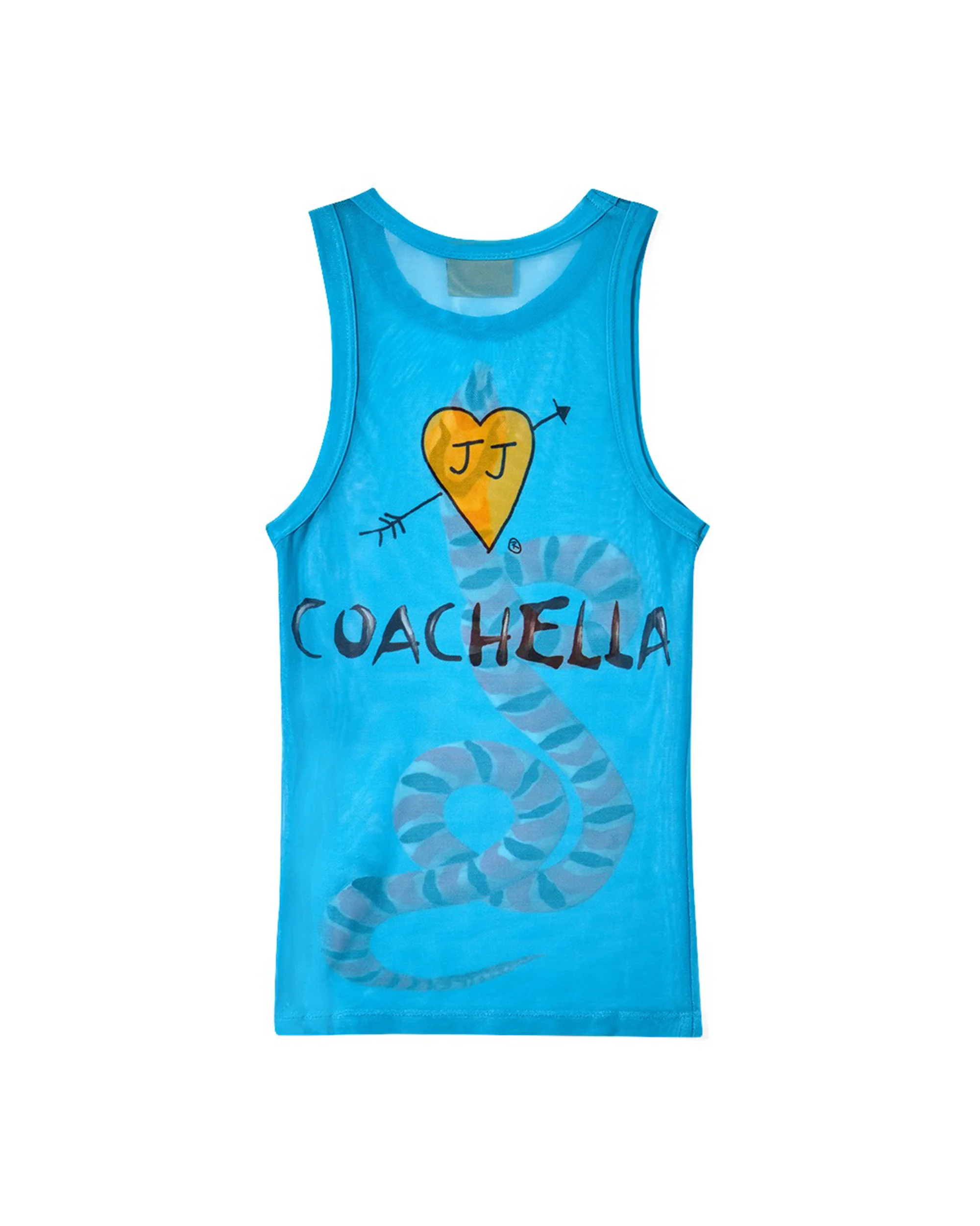 Snake Mesh Tank Top