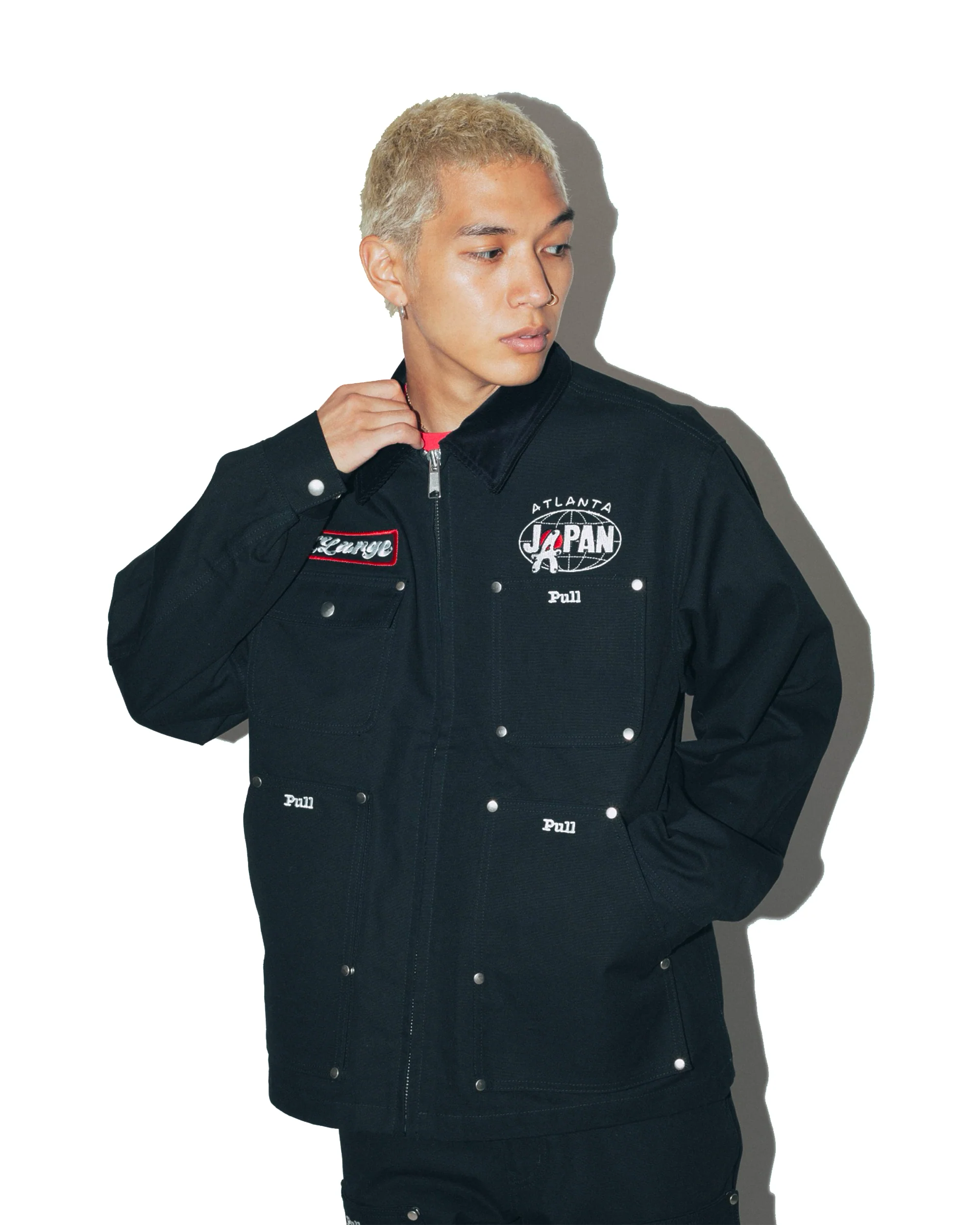 SNAP PANEL CARPENTER JACKET - Image 7