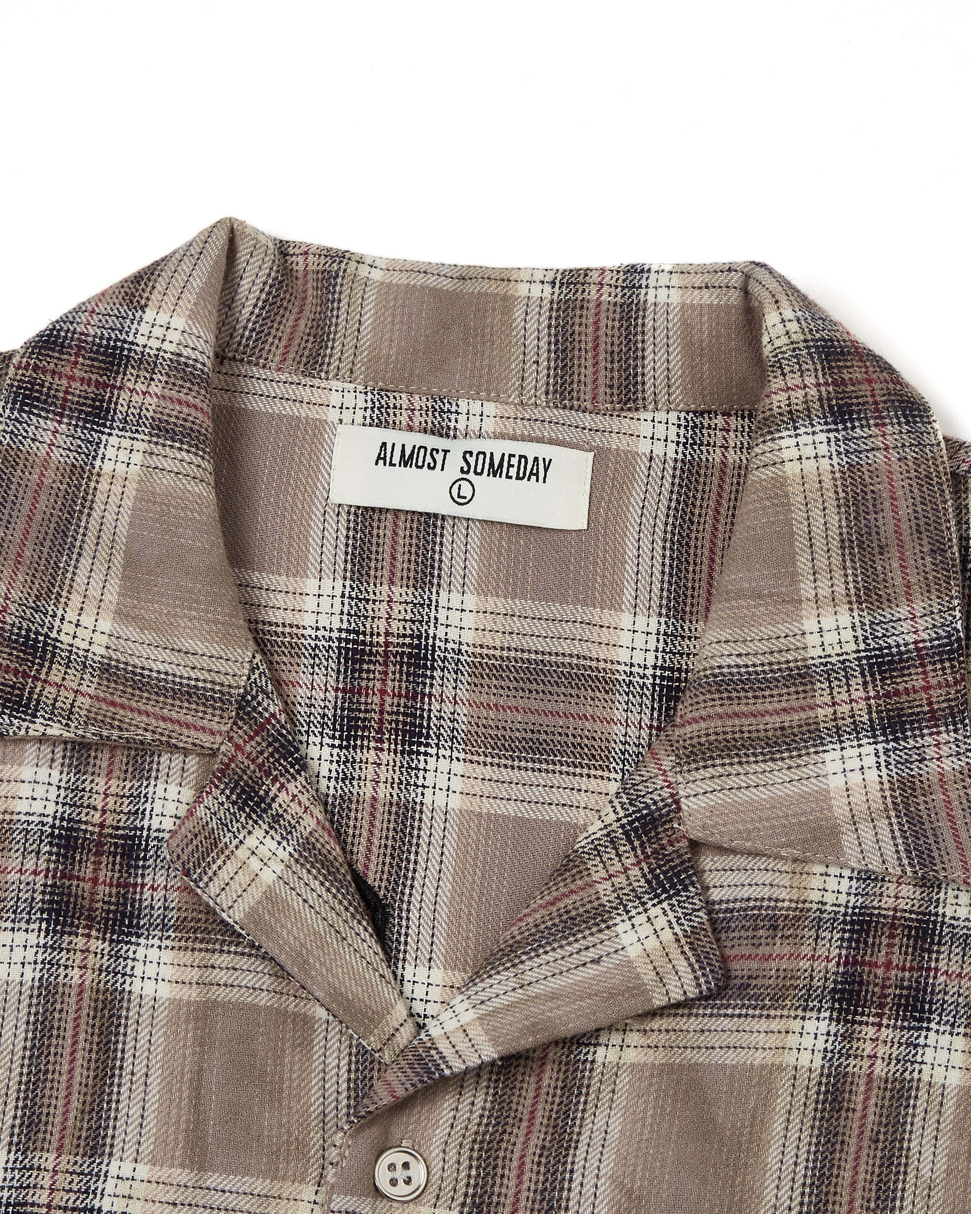 Solomon Rhinestone Flannel (Brown) - Image 3