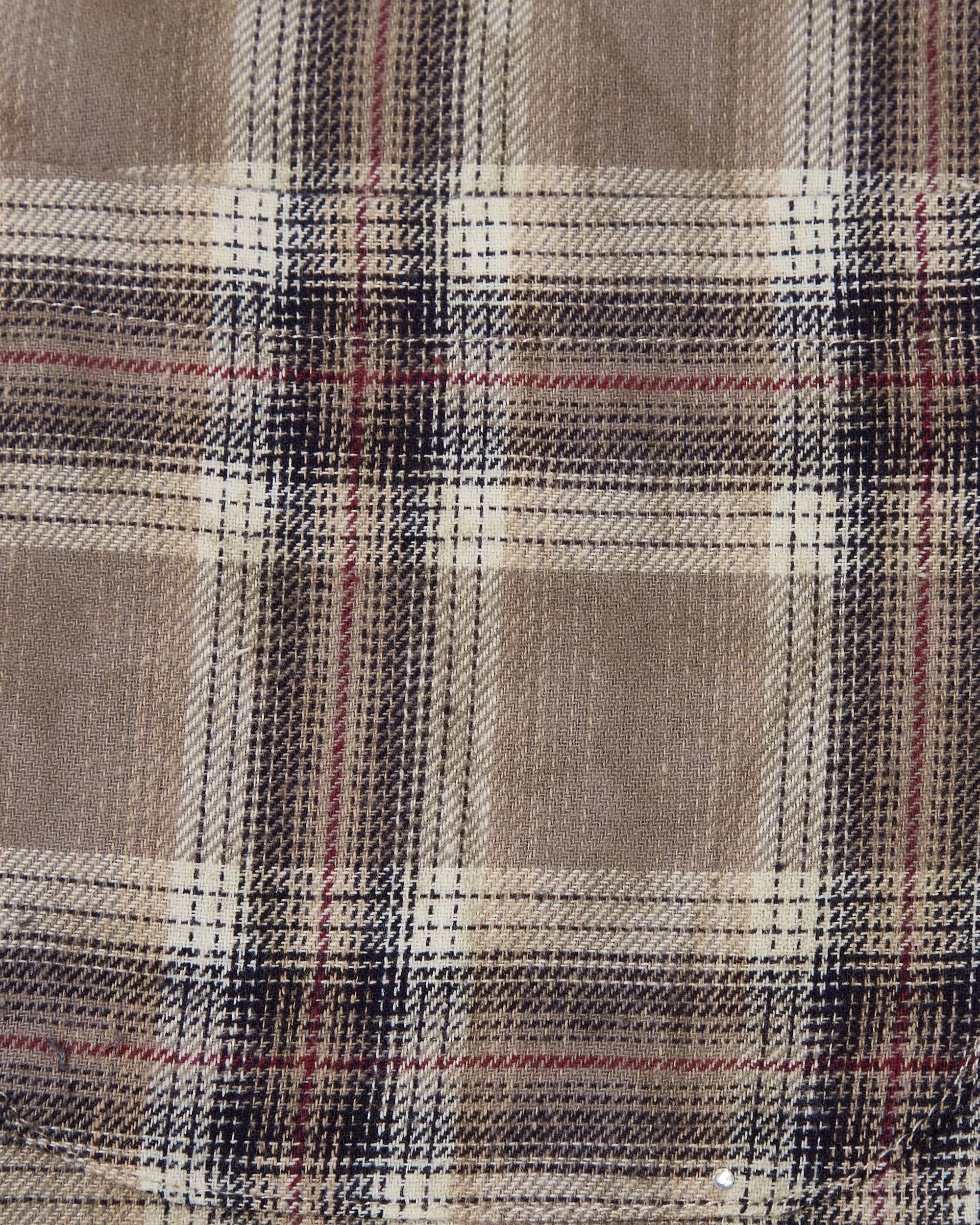 Solomon Rhinestone Flannel (Brown) - Image 8