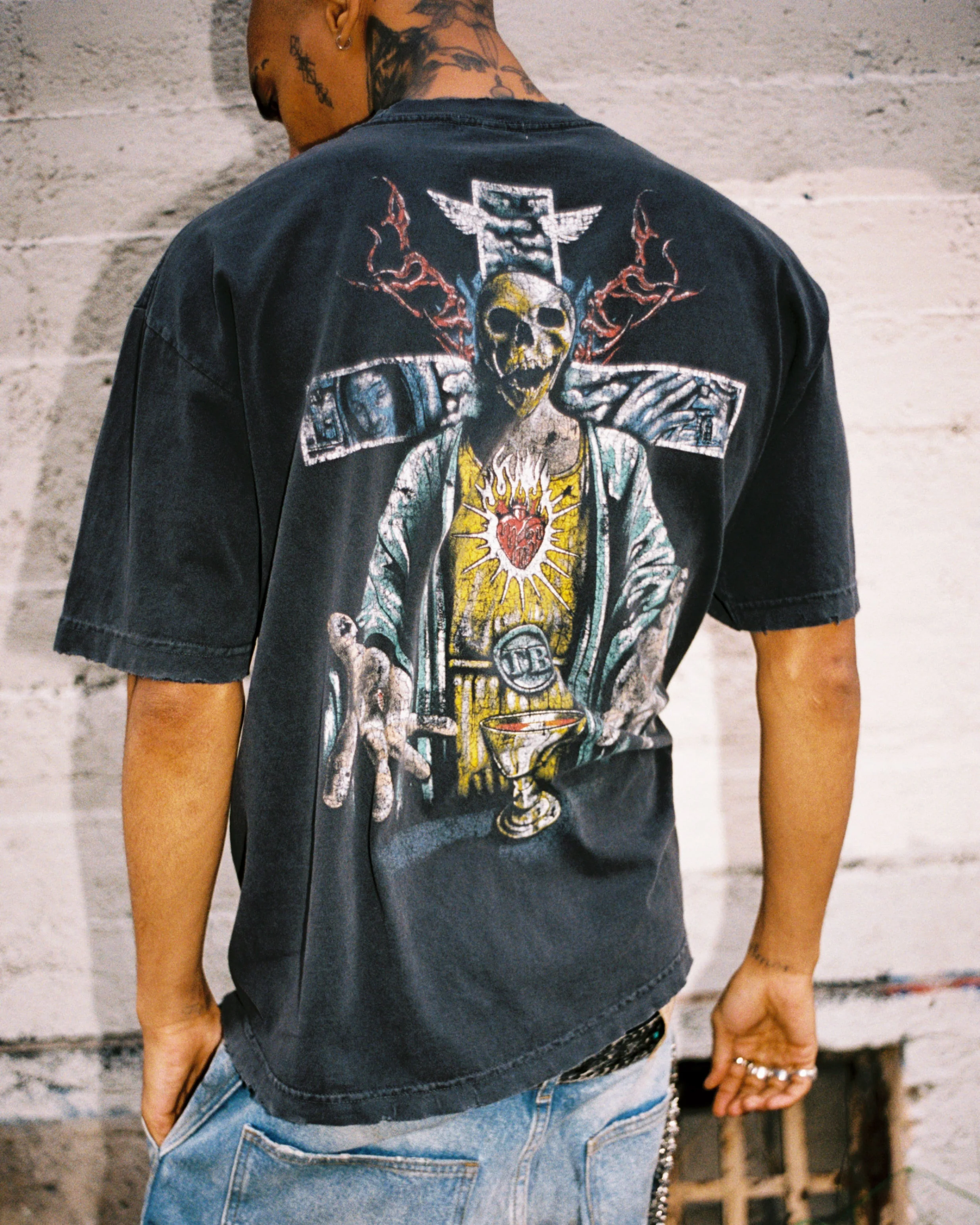 Soul Savior Tee - Vintage Black - Image 4