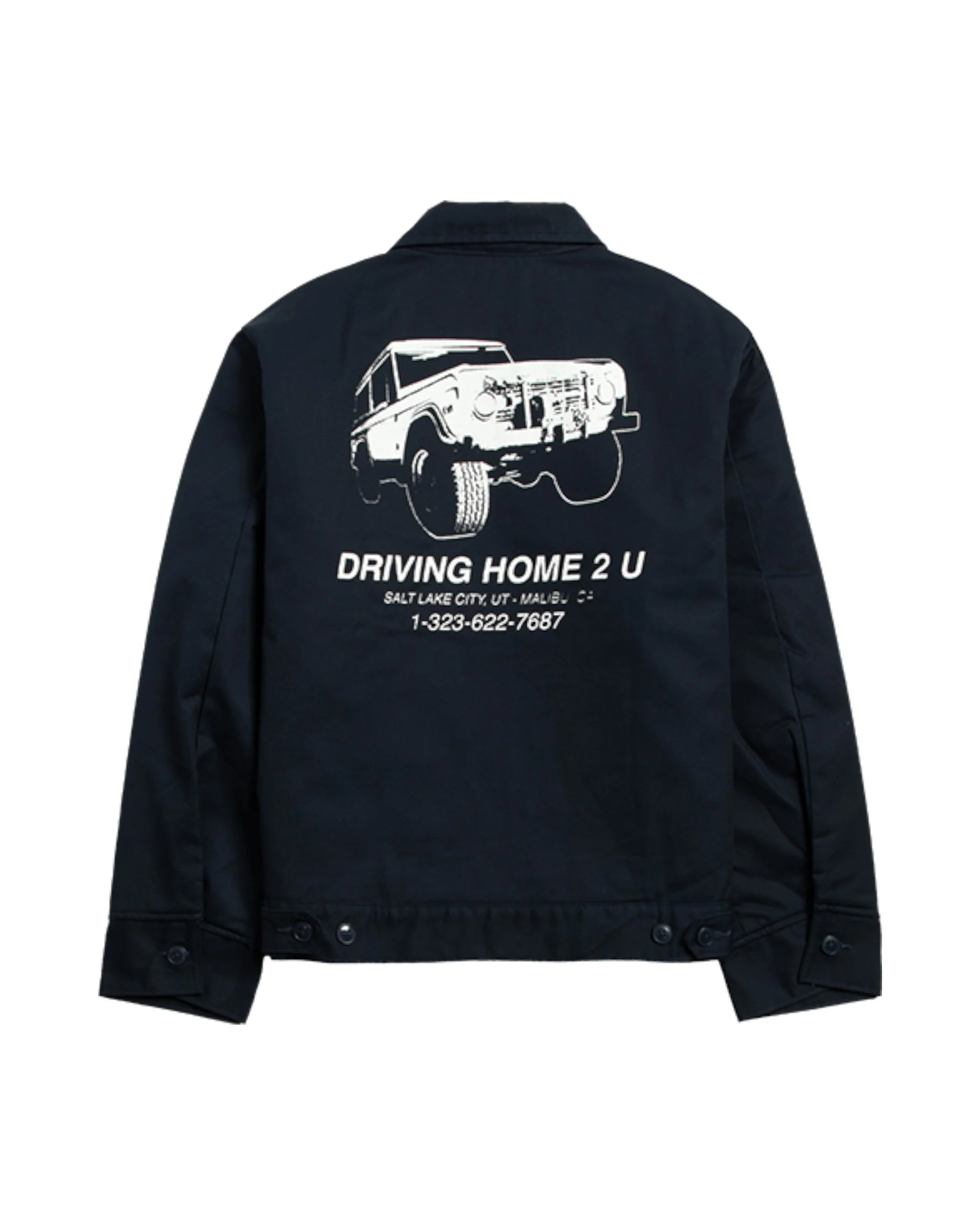 SOUR work jacket in navy - Image 2