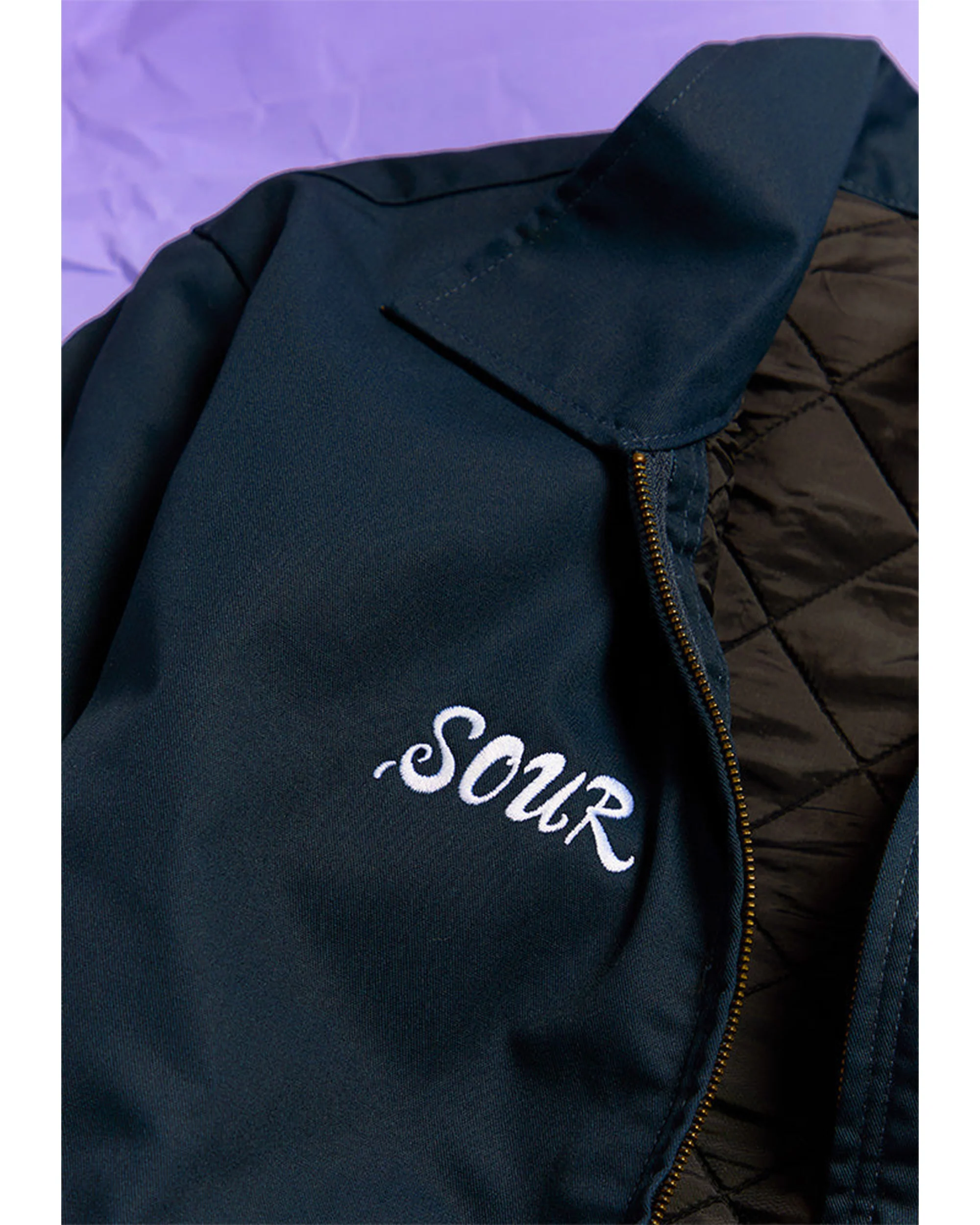 SOUR work jacket in navy - Image 6