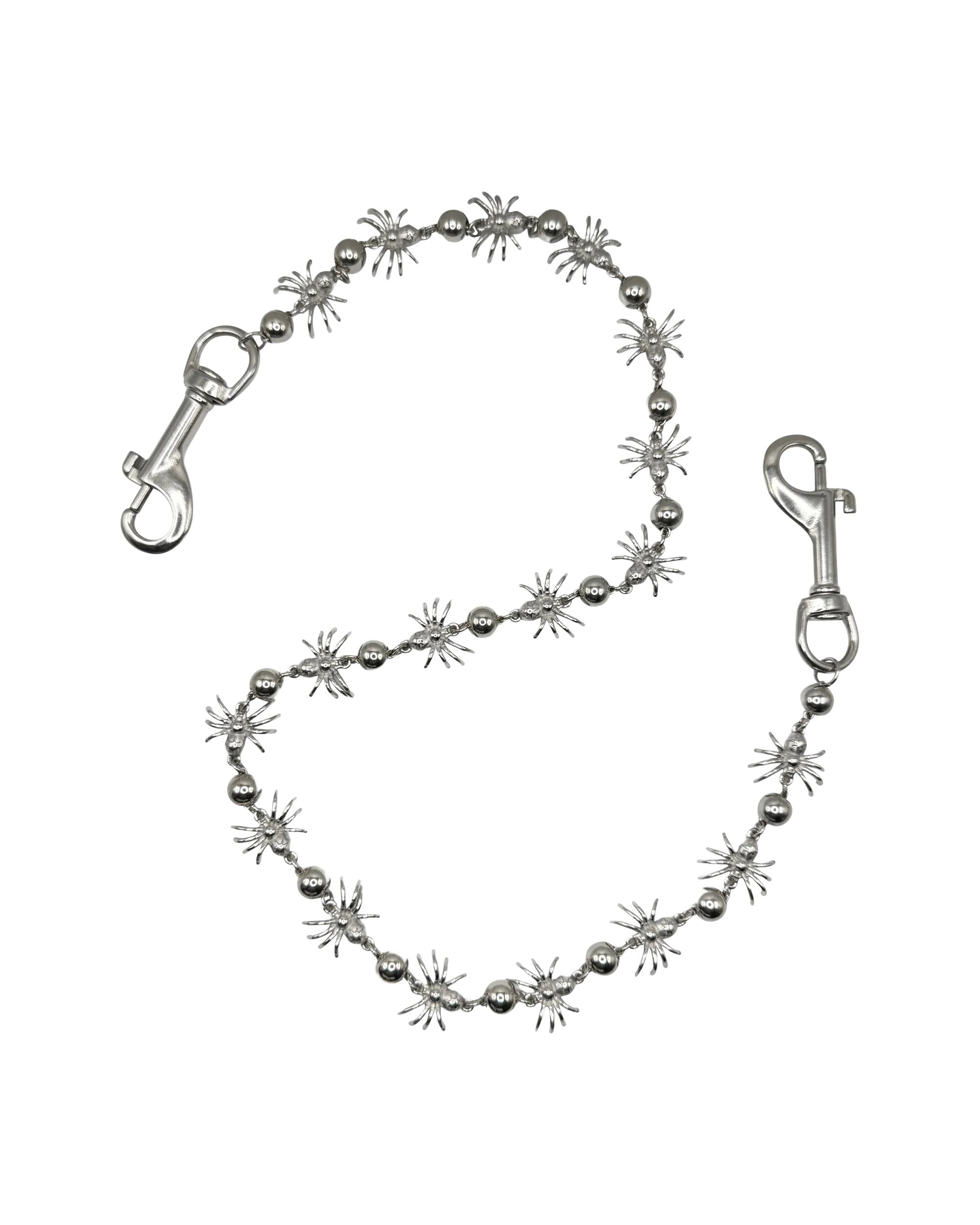Spider Wallet Chain - Stainless Steel no stones - Image 3