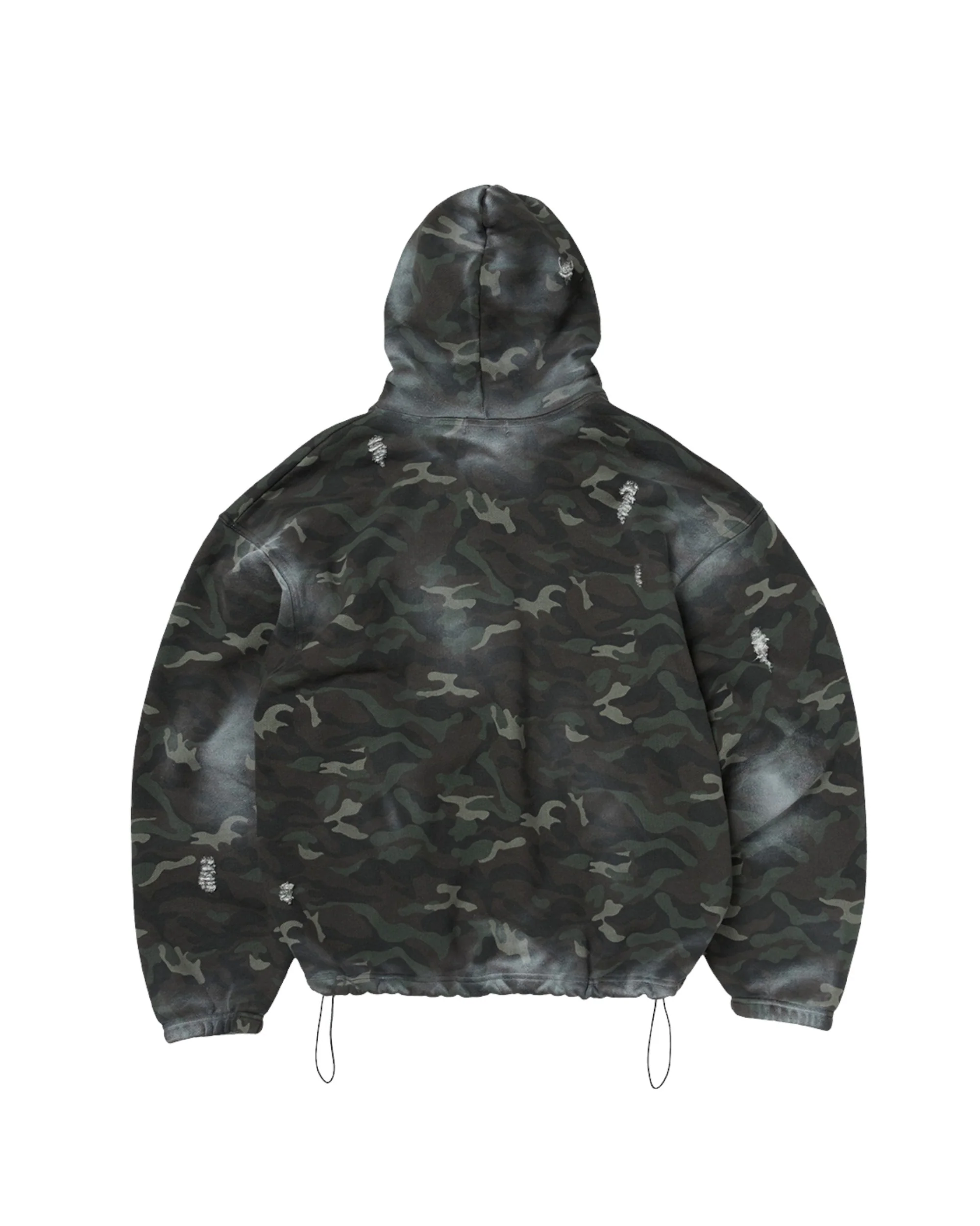 Sprayed Camouflage Rock Hoodie - Image 2