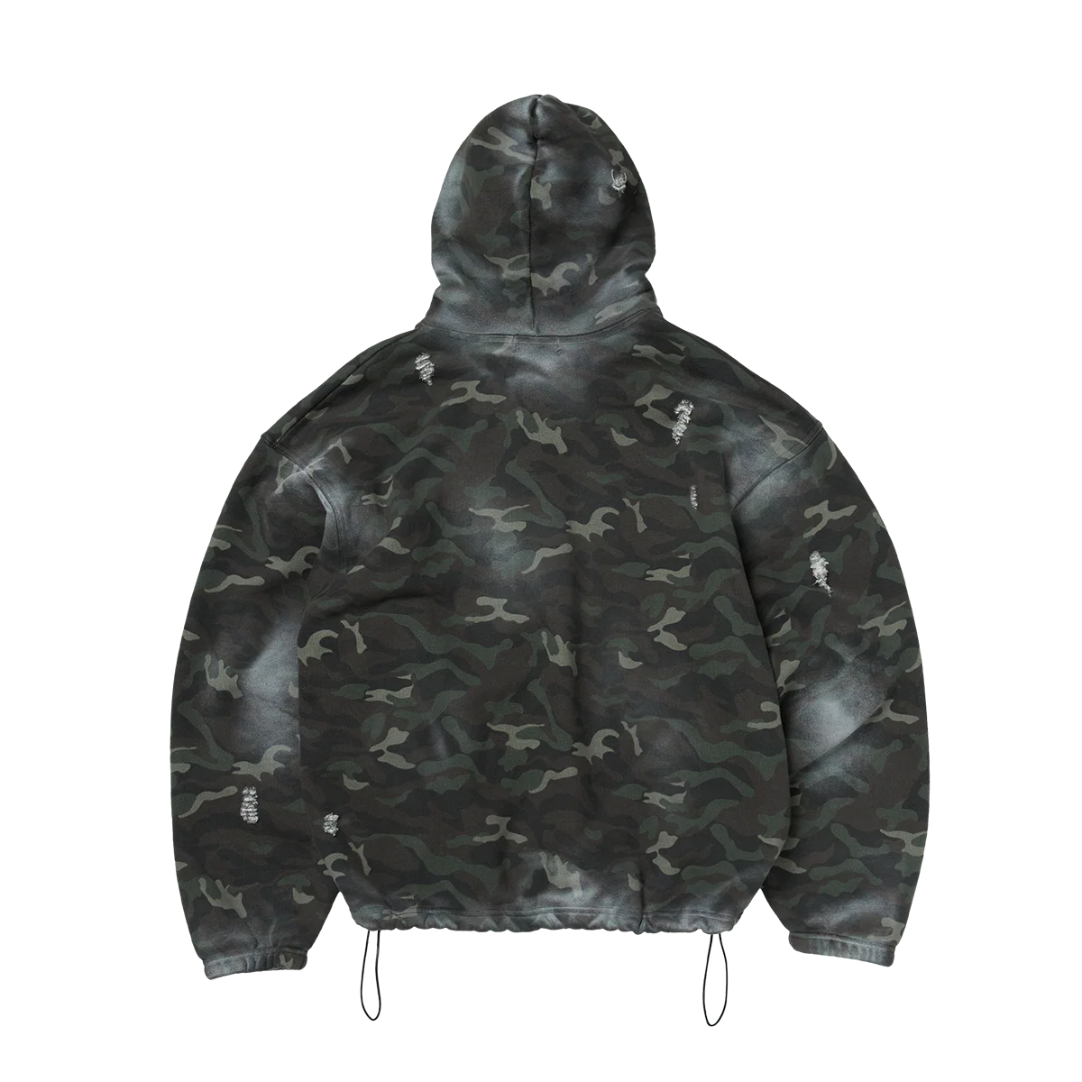 Sprayed Camouflage Rock Hoodie - Image 4