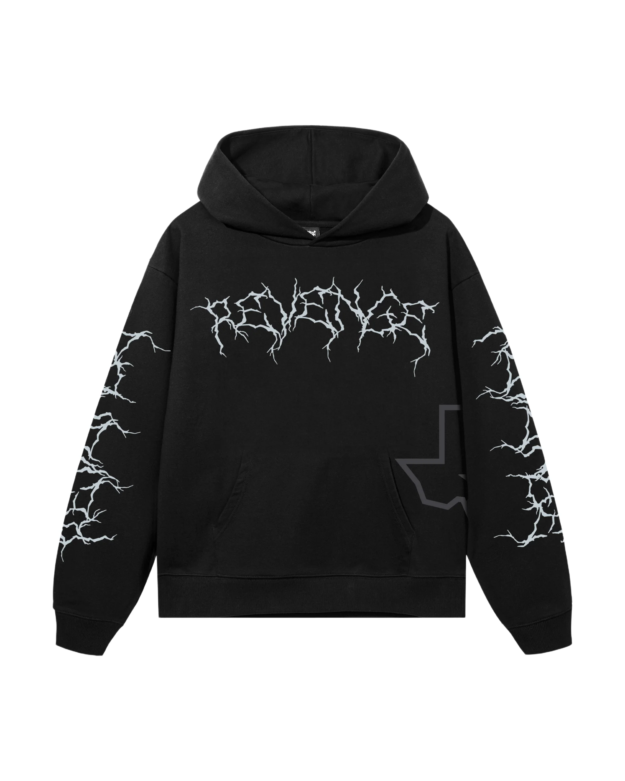 SPURS LIGHTNING LOGO HOODIE BLACK