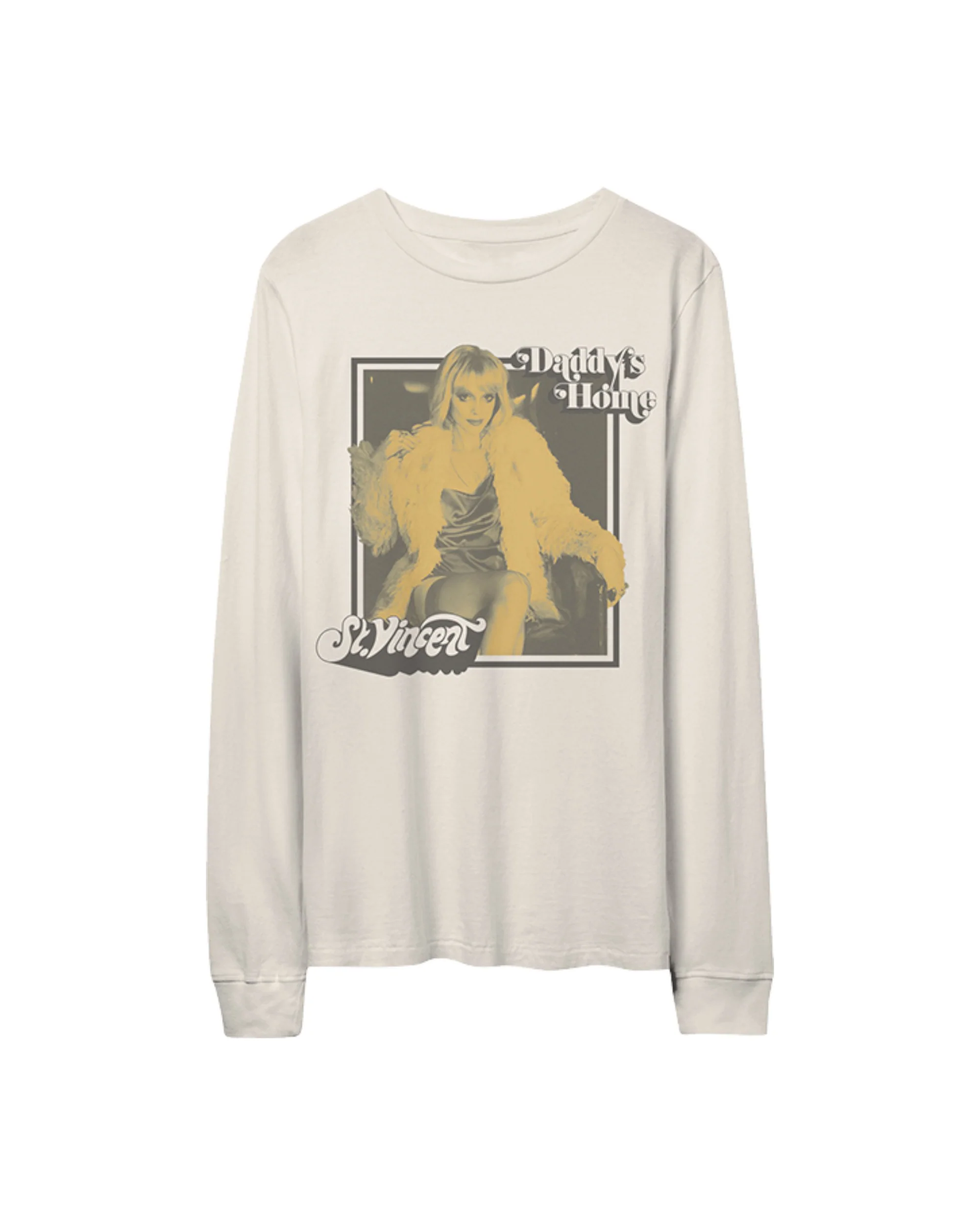 St. Vincent - Daddy's Home White Longsleeve