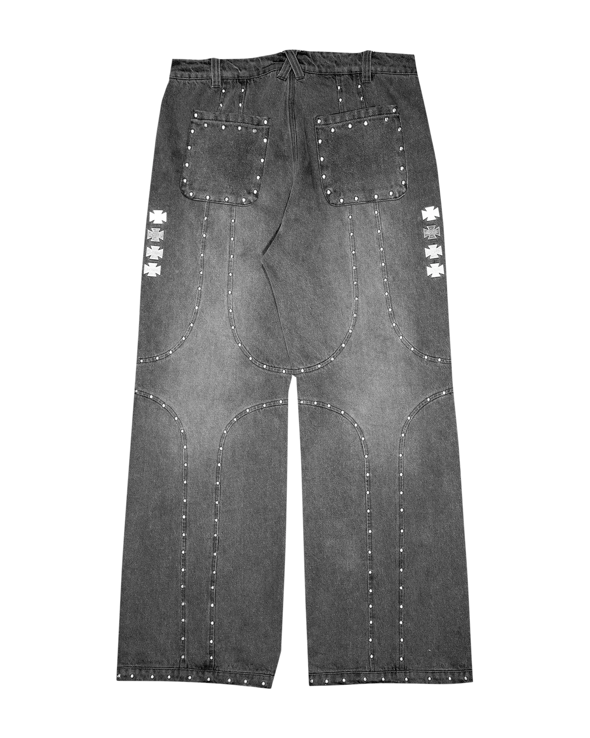 Star-Bolt Denim Jeans - Image 3