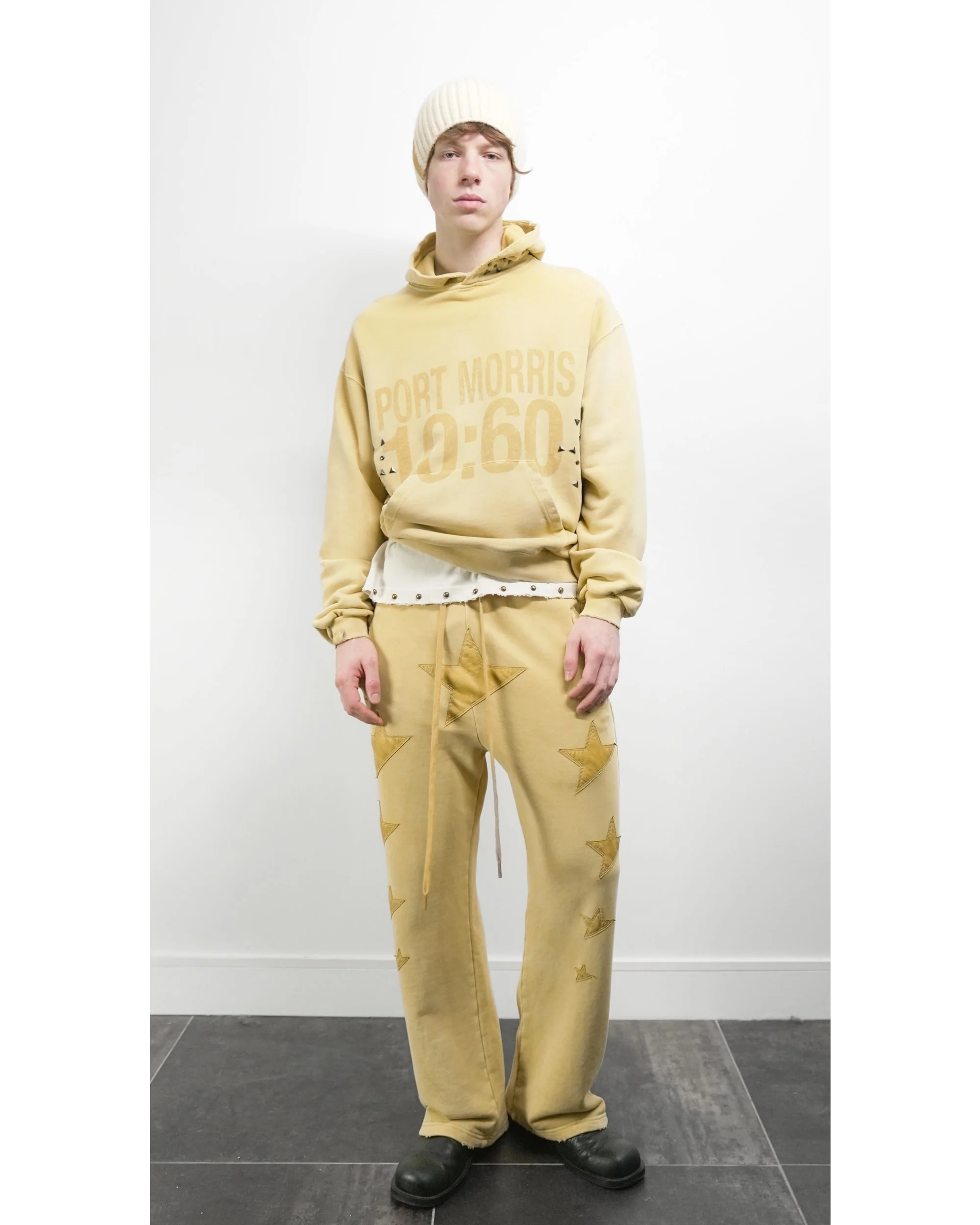Star Leather Sweatpants - Image 3