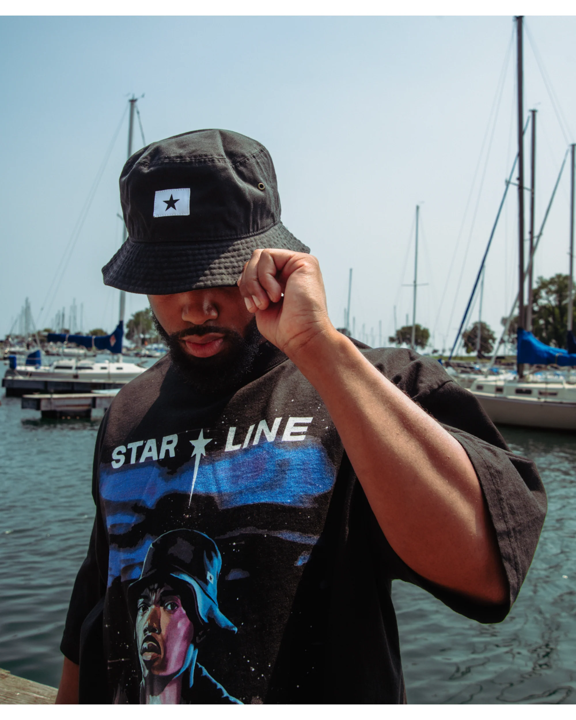 Star Line Bucket Hat - Image 2