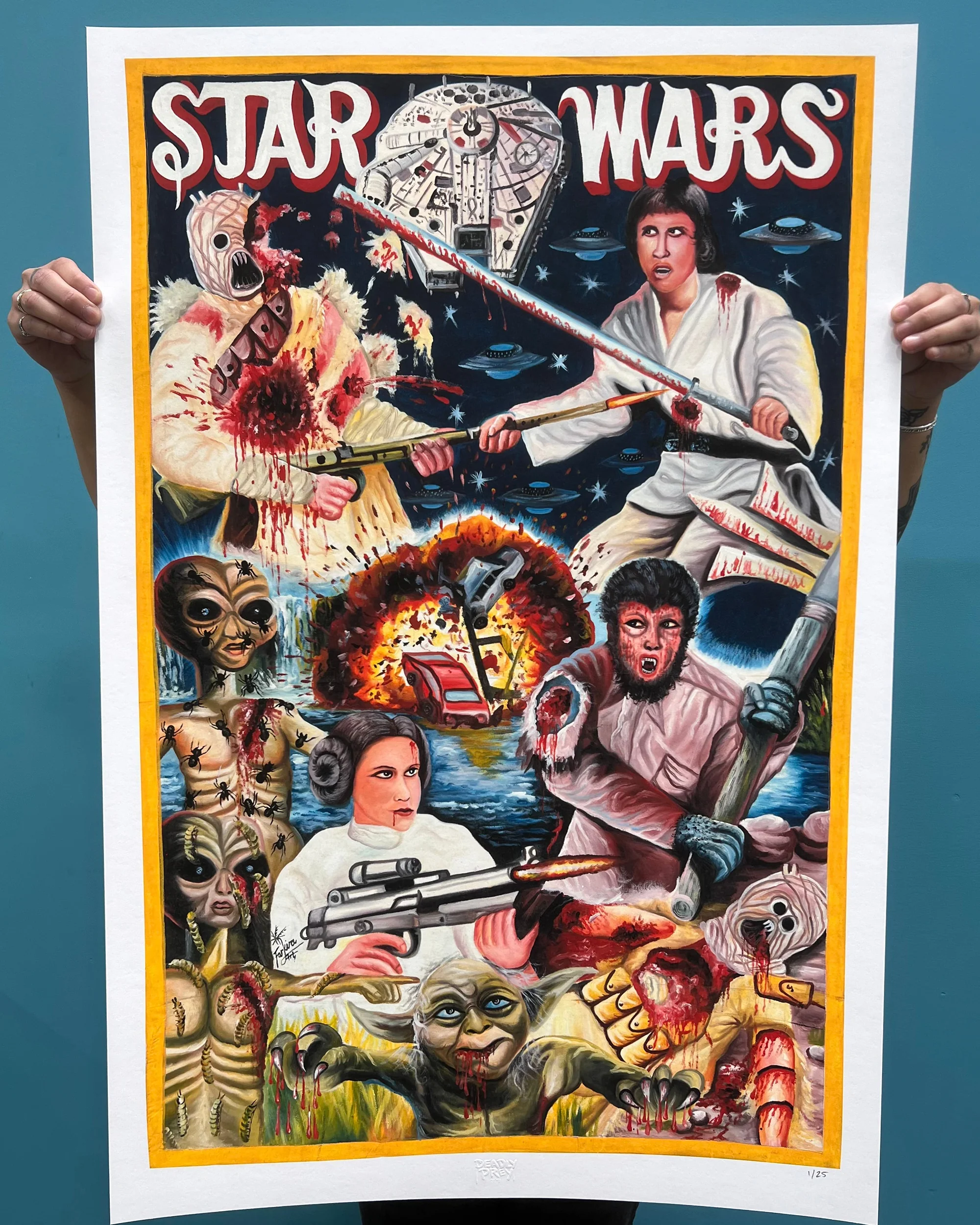 Star Wars 2 Pack - Limited Edition Archival Giclée Print Set by Farkira & Magasco - Image 2