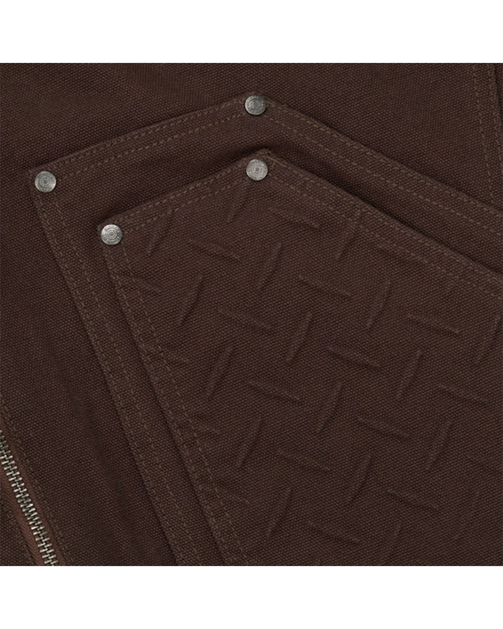 STEEL EMBOSSED CANVAS HOODED JACKET - Image 7