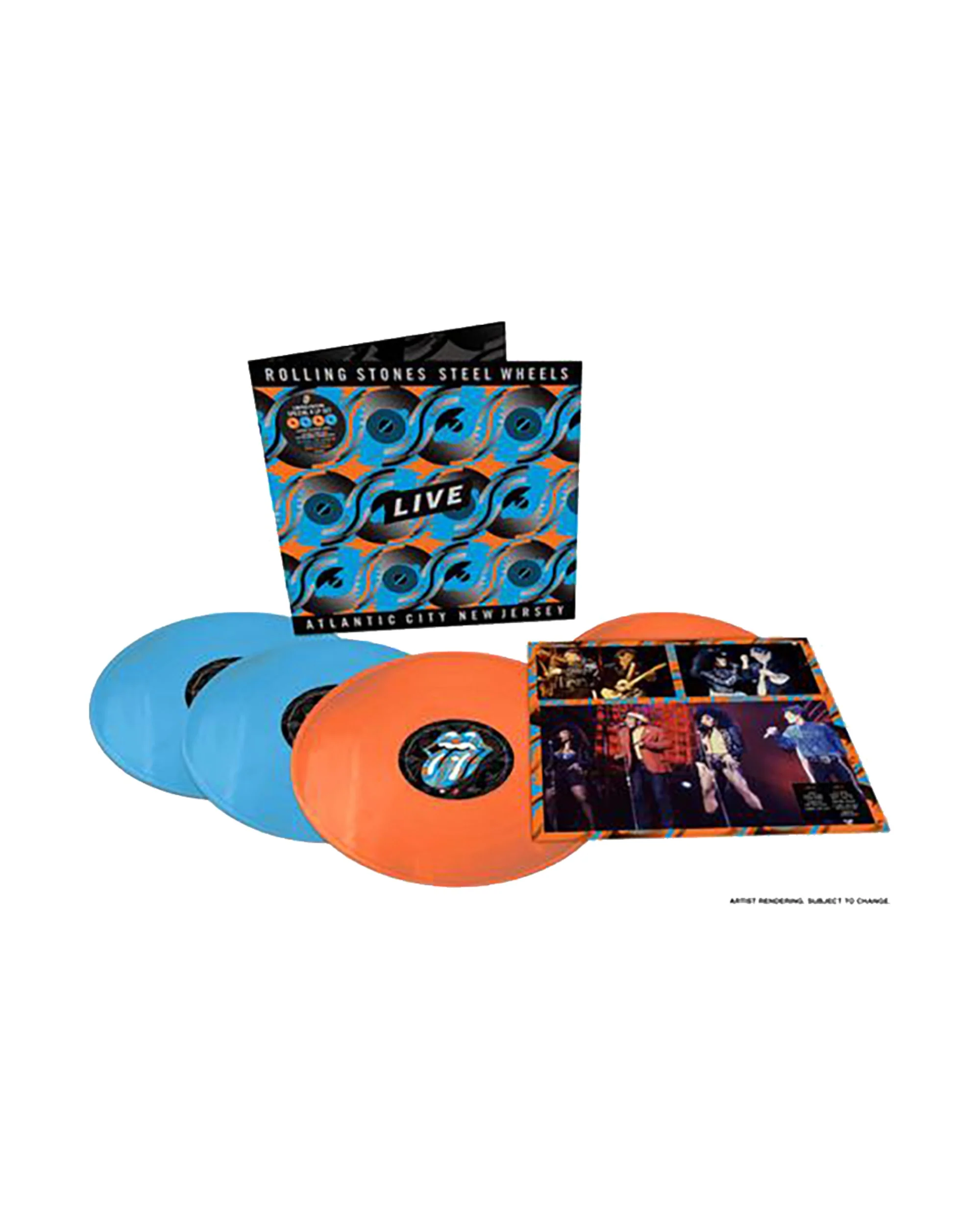 Steel Wheels Live 4LP Limited Edition
