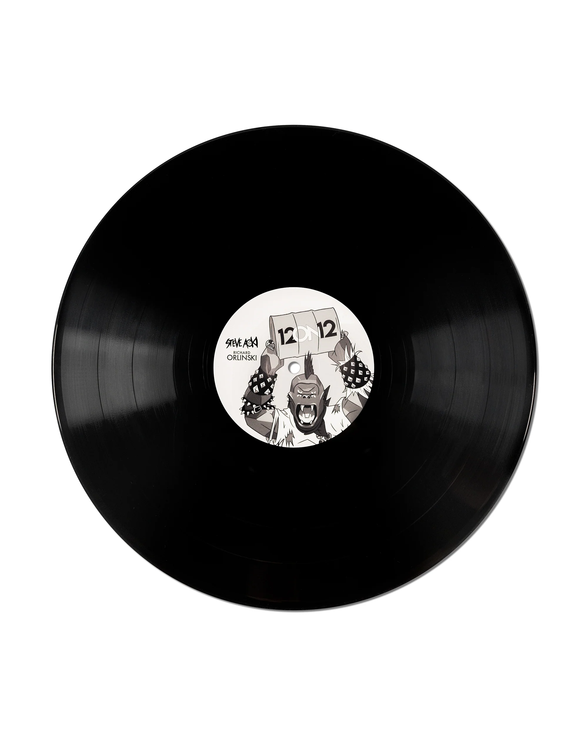 Steve Aoki x Richard Orlinski Vinyl Record, hand-finished by the artist - Image 5