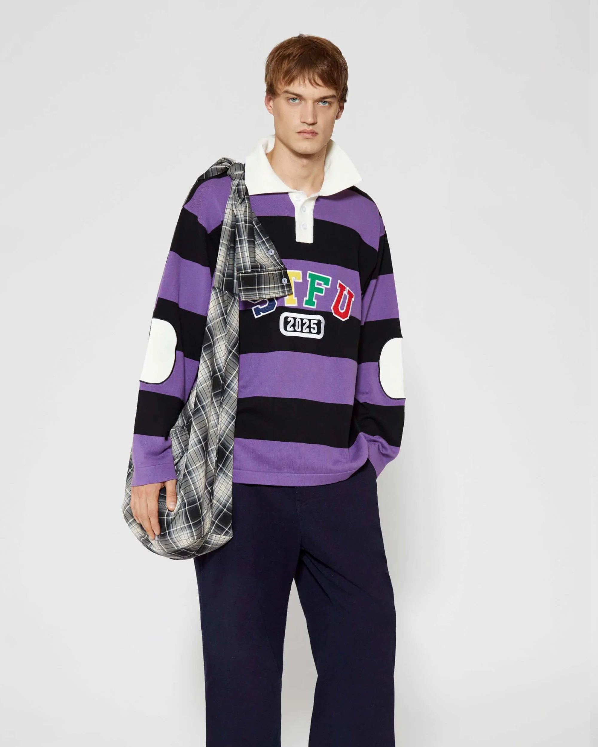 STFU Rugby Polo Purple - Image 2