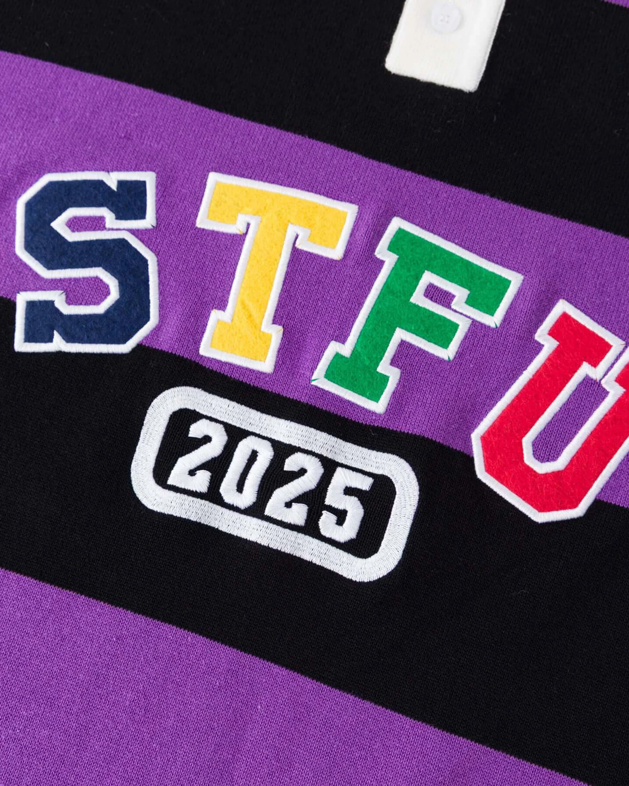 STFU Rugby Polo Purple - Image 7