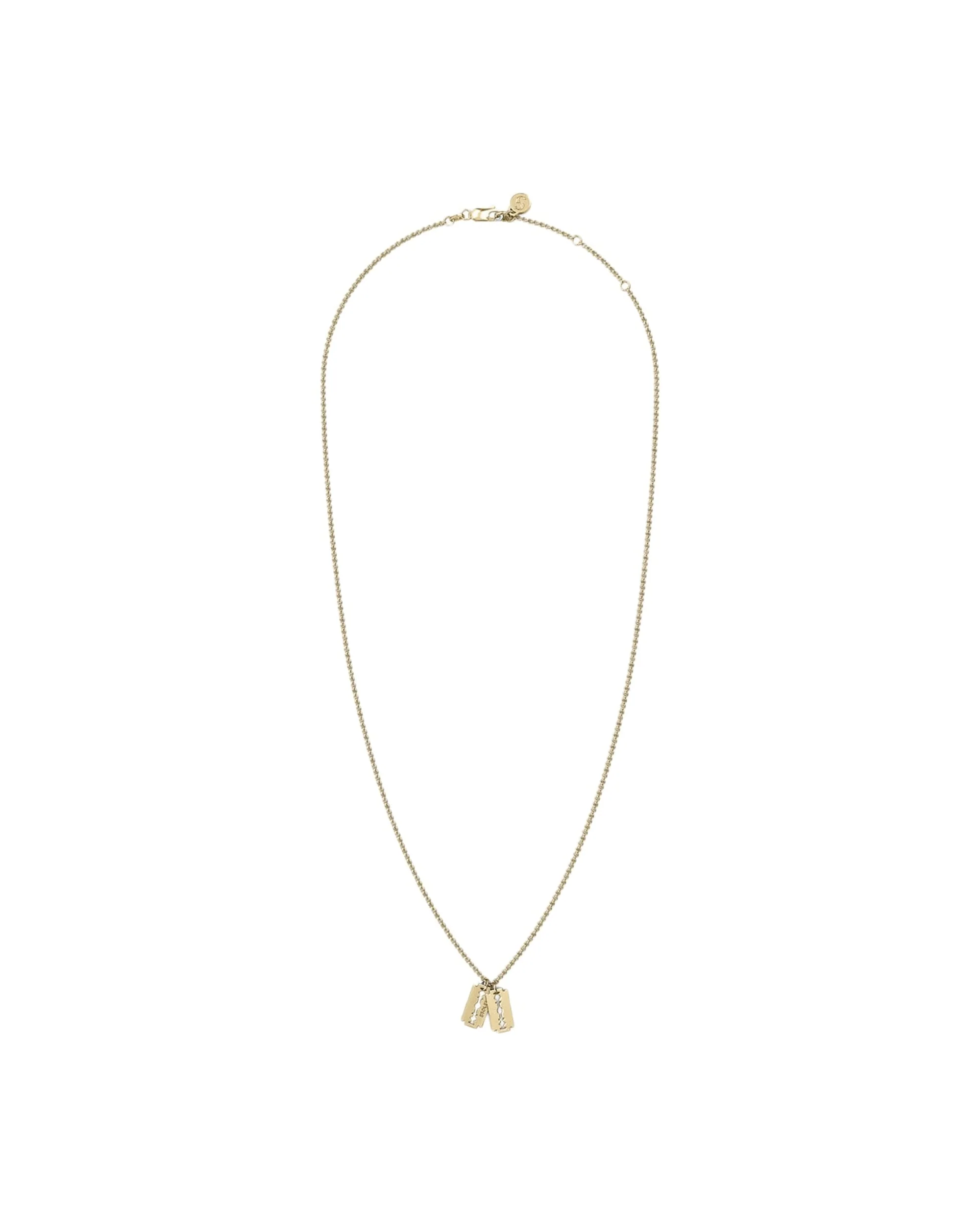 STOLEN RAZOR NECKLACE - GOLD PLATED