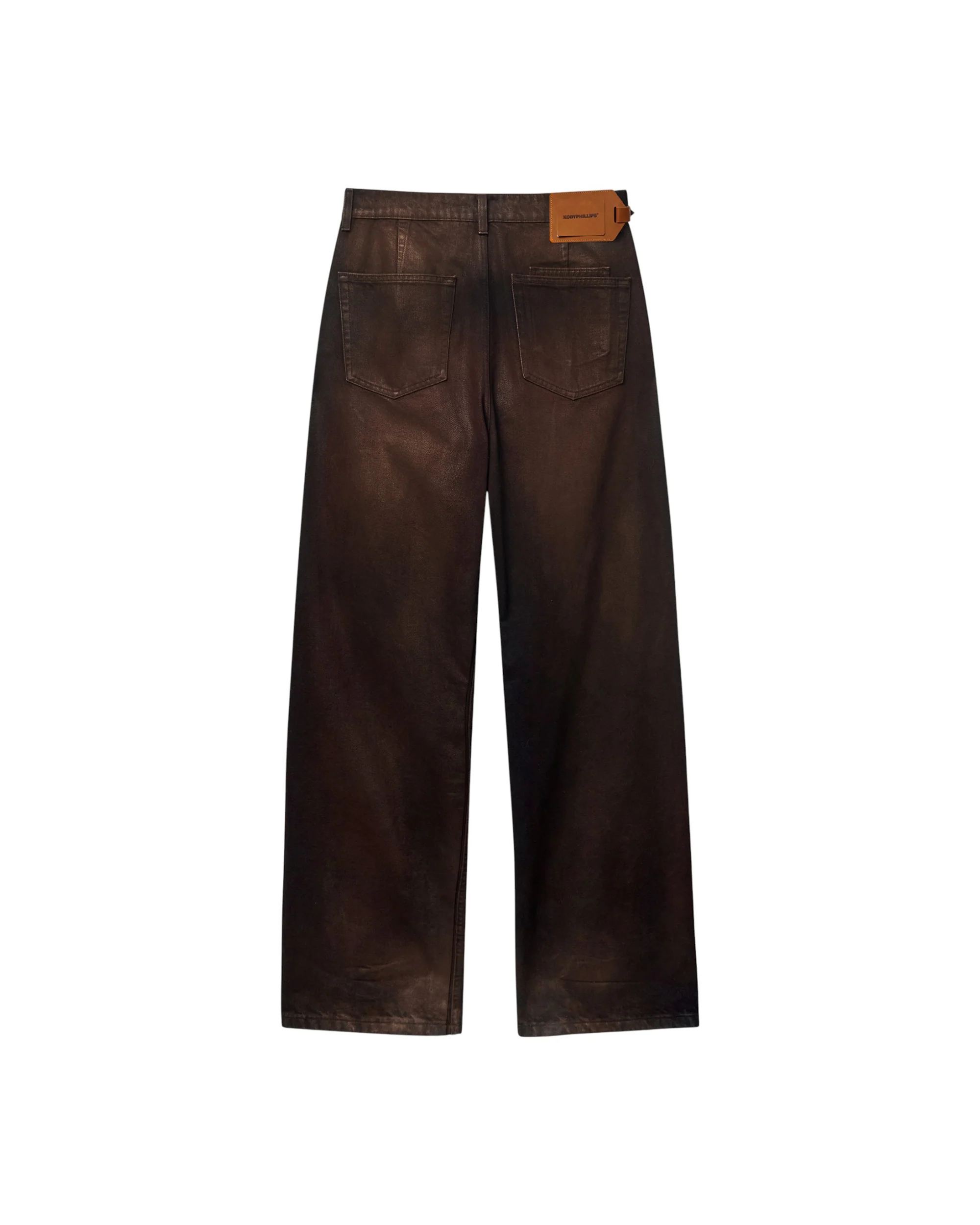 Straight Selvedge Jeans - Espresso Waxed - Image 2