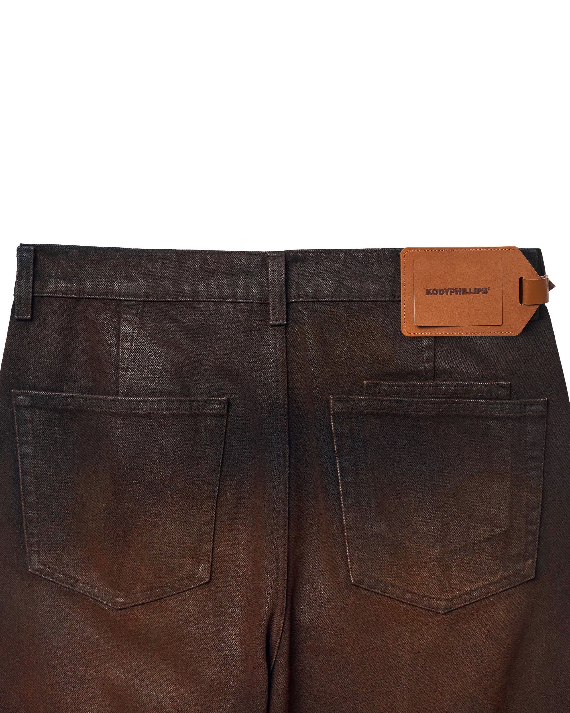 Straight Selvedge Jeans - Espresso Waxed - Image 4