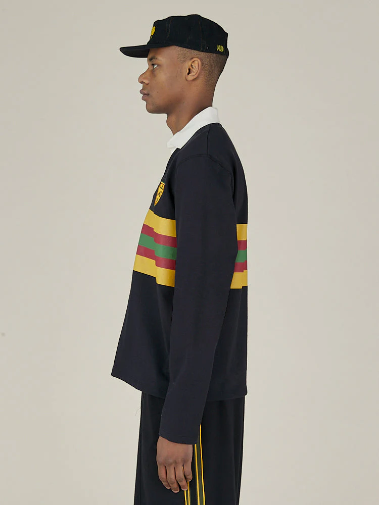 STRIPED RUGBY - BLACK - Image 8