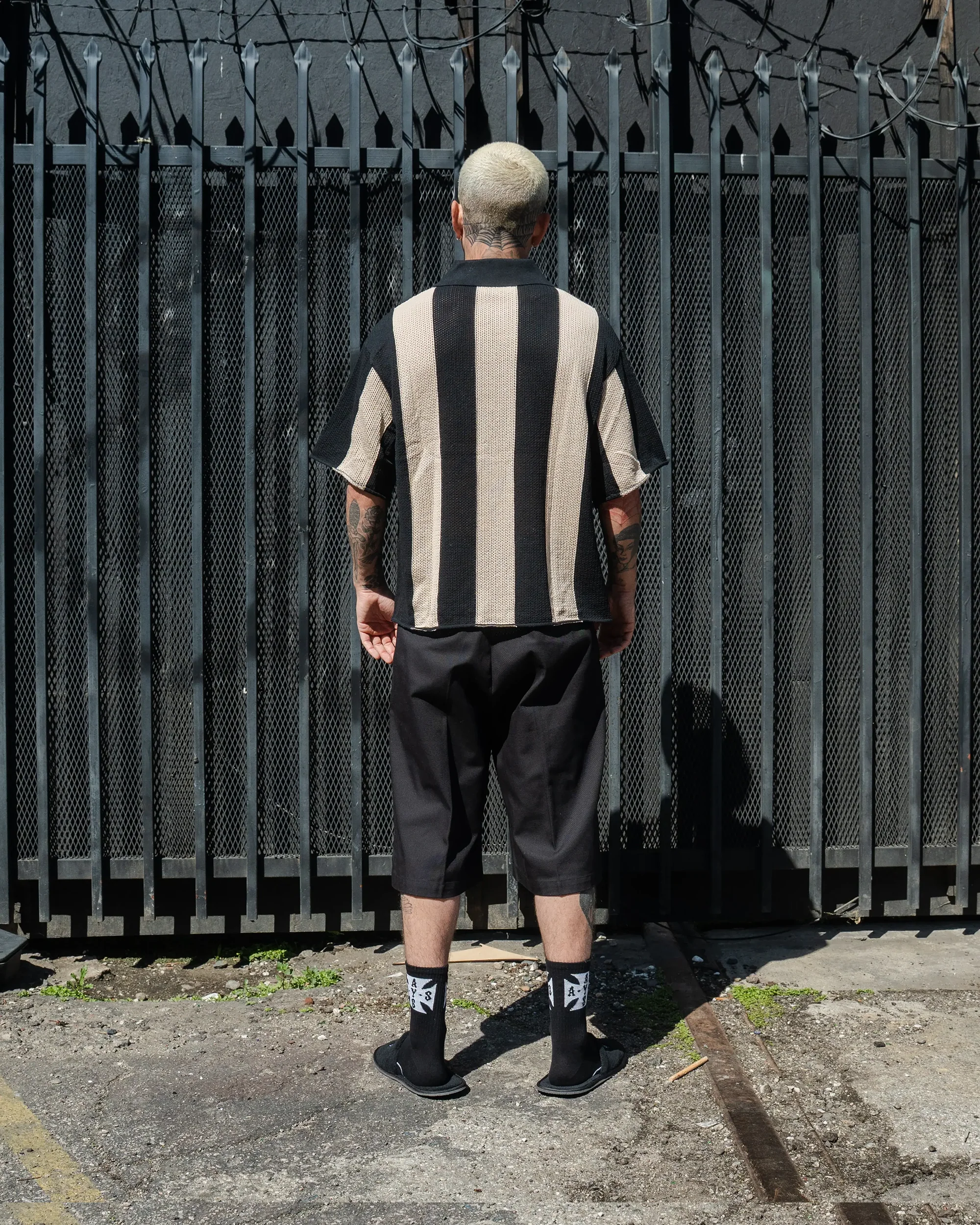 STRIPED SOCCER KNIT JERSEY SS - Image 3