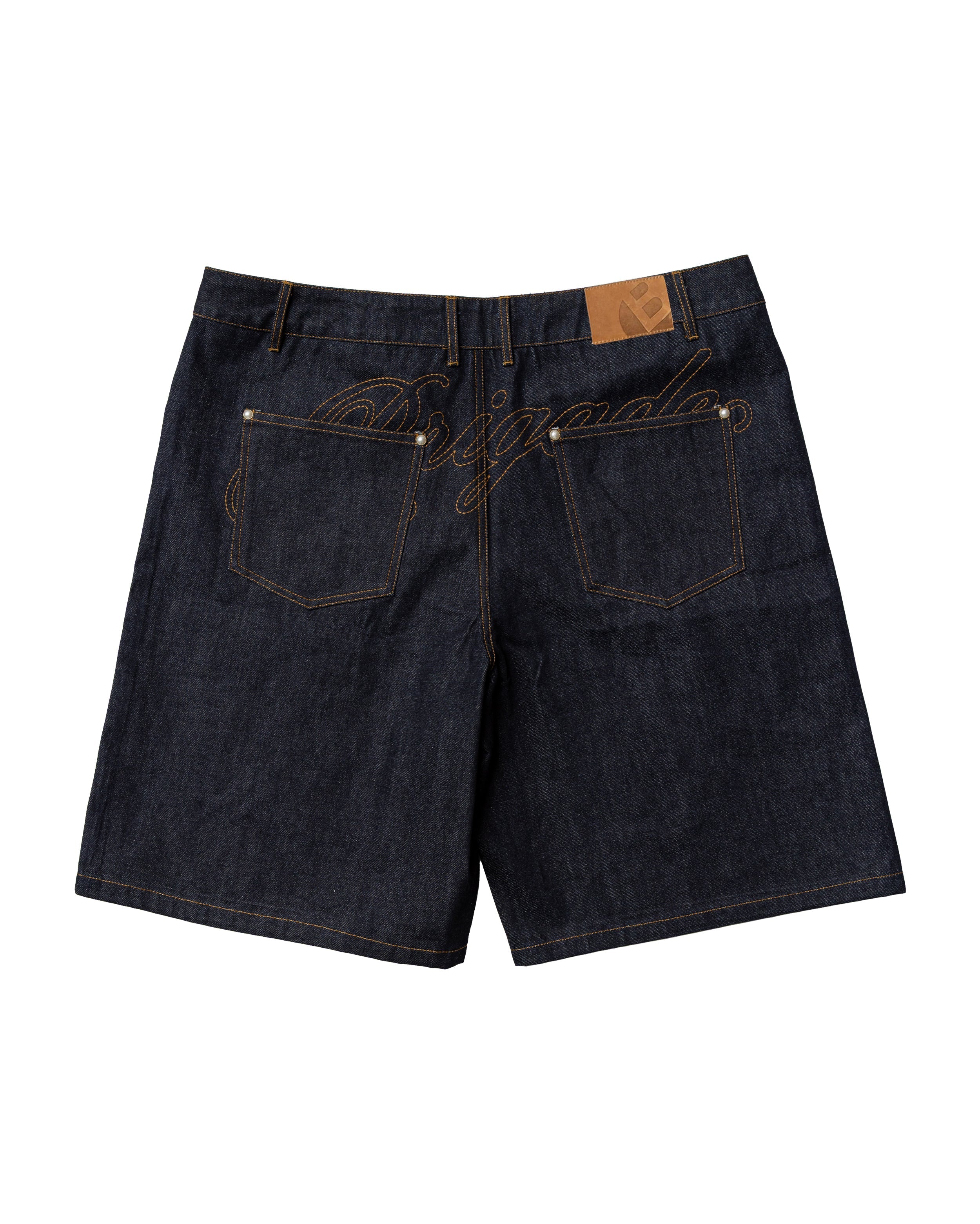 Studded Denim Shorts - Image 3