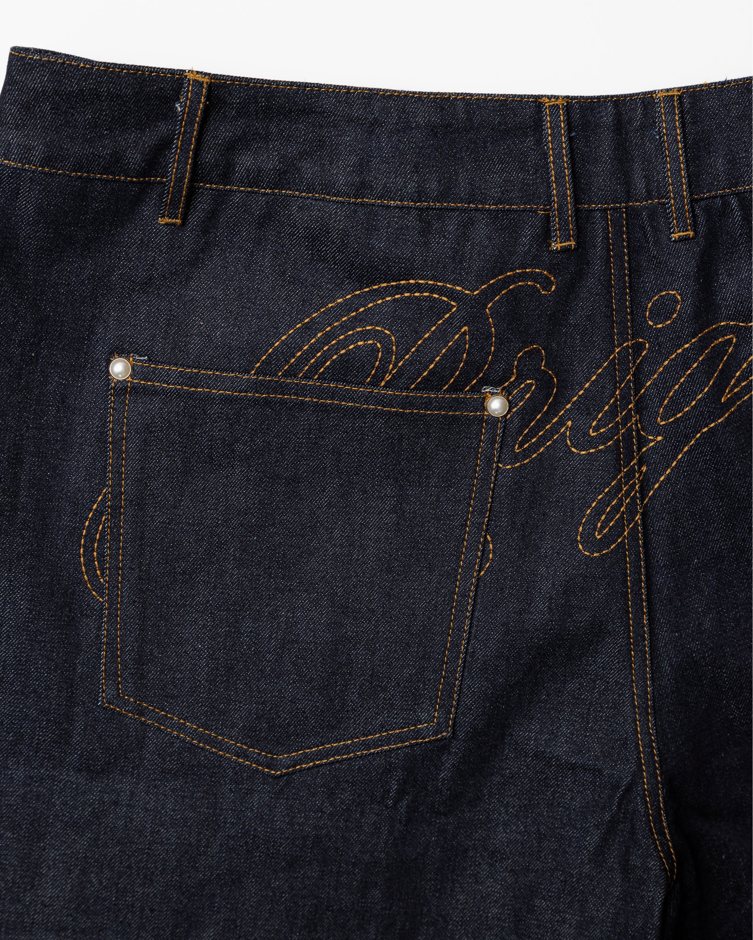 Studded Denim Shorts - Image 5