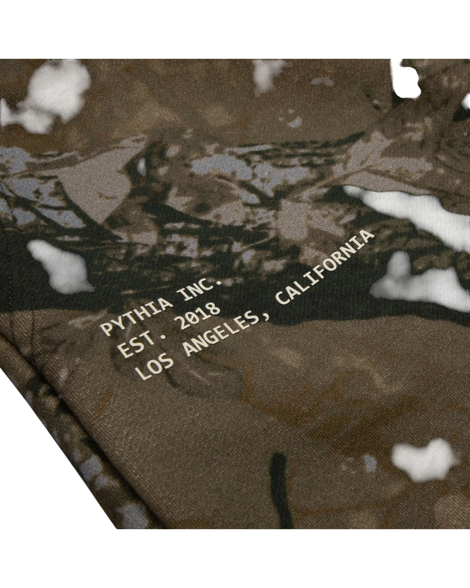 STUDDED SWEAT SHORT - CAMO - Image 4