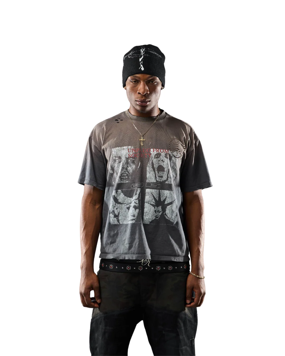 Studded Unplug Tee - Image 3